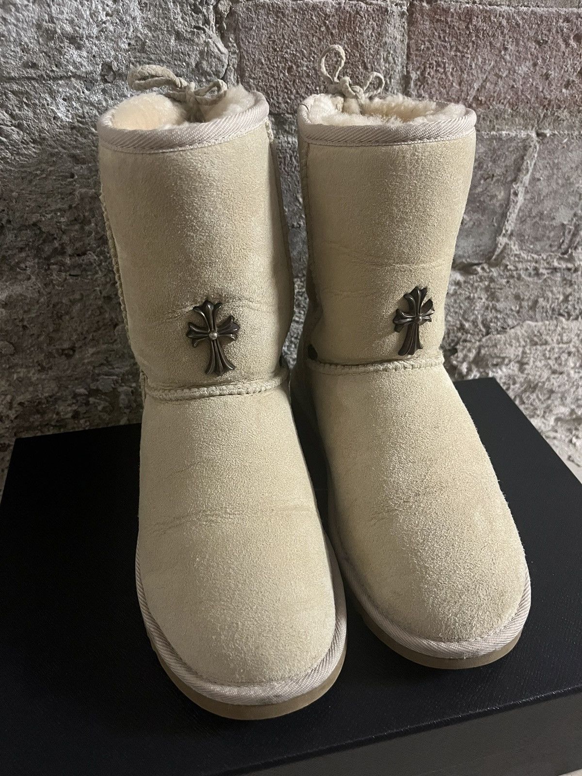 Chrome Hearts Vintage 2000s Chrome Hearts Custom Order UGG Boots Size US 6.5 / EU 39-40 - 3 Thumbnail