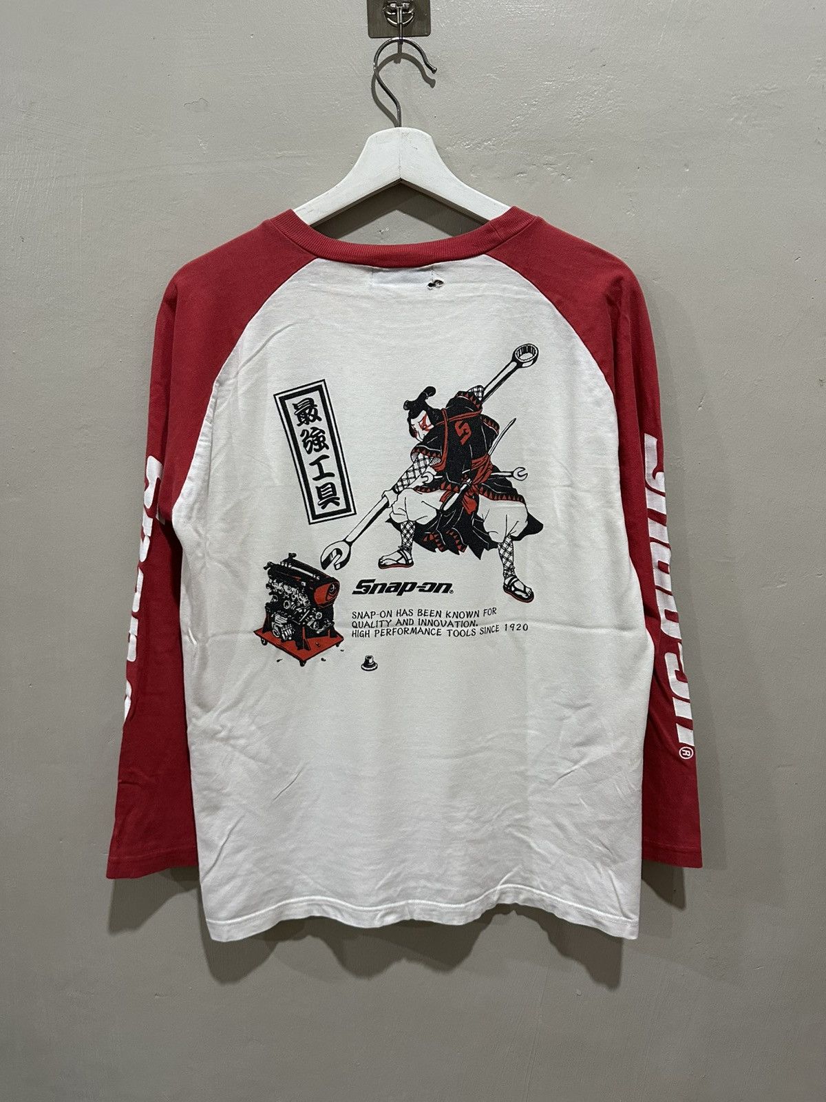 Vintage Vintage x Snap-on x Tshirt Long sleeve Size US M / EU 48-50 / 2 - 7 Thumbnail