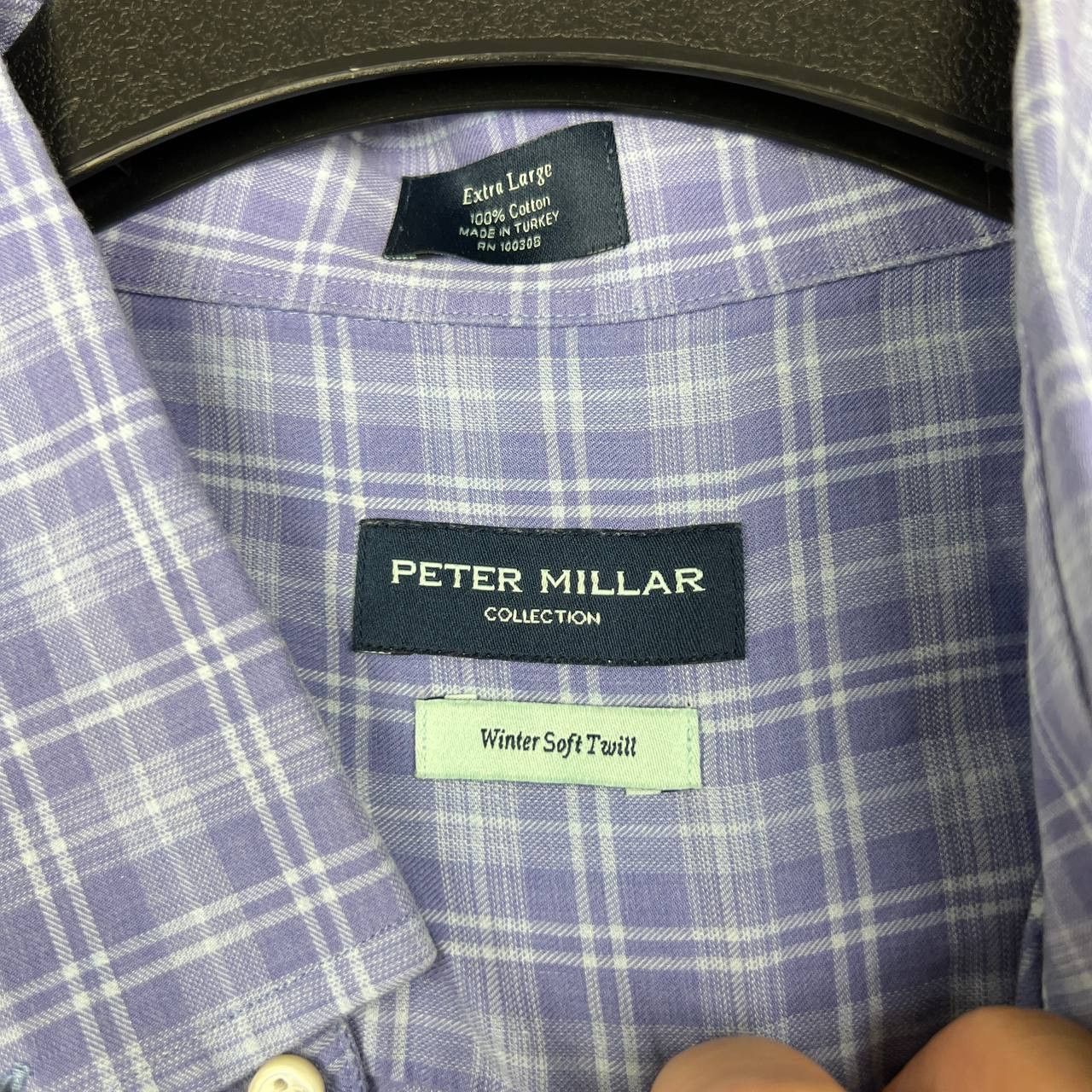 Peter Millar Peter Millar Winter Soft Twill Button Down Shirt XL Plaid Size US XL / EU 56 / 4 - 3 Thumbnail