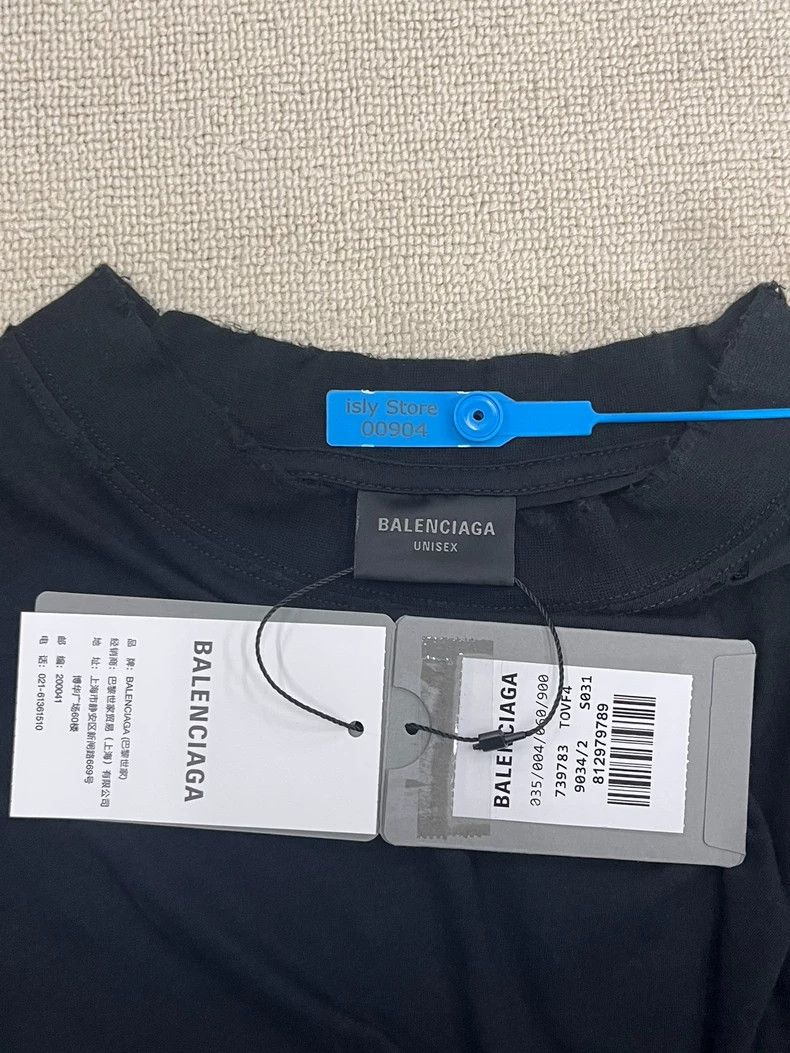 Balenciaga Balenciaga Long sleeves with embroidered logo Size US XS / EU 42 / 0 - 4 Thumbnail