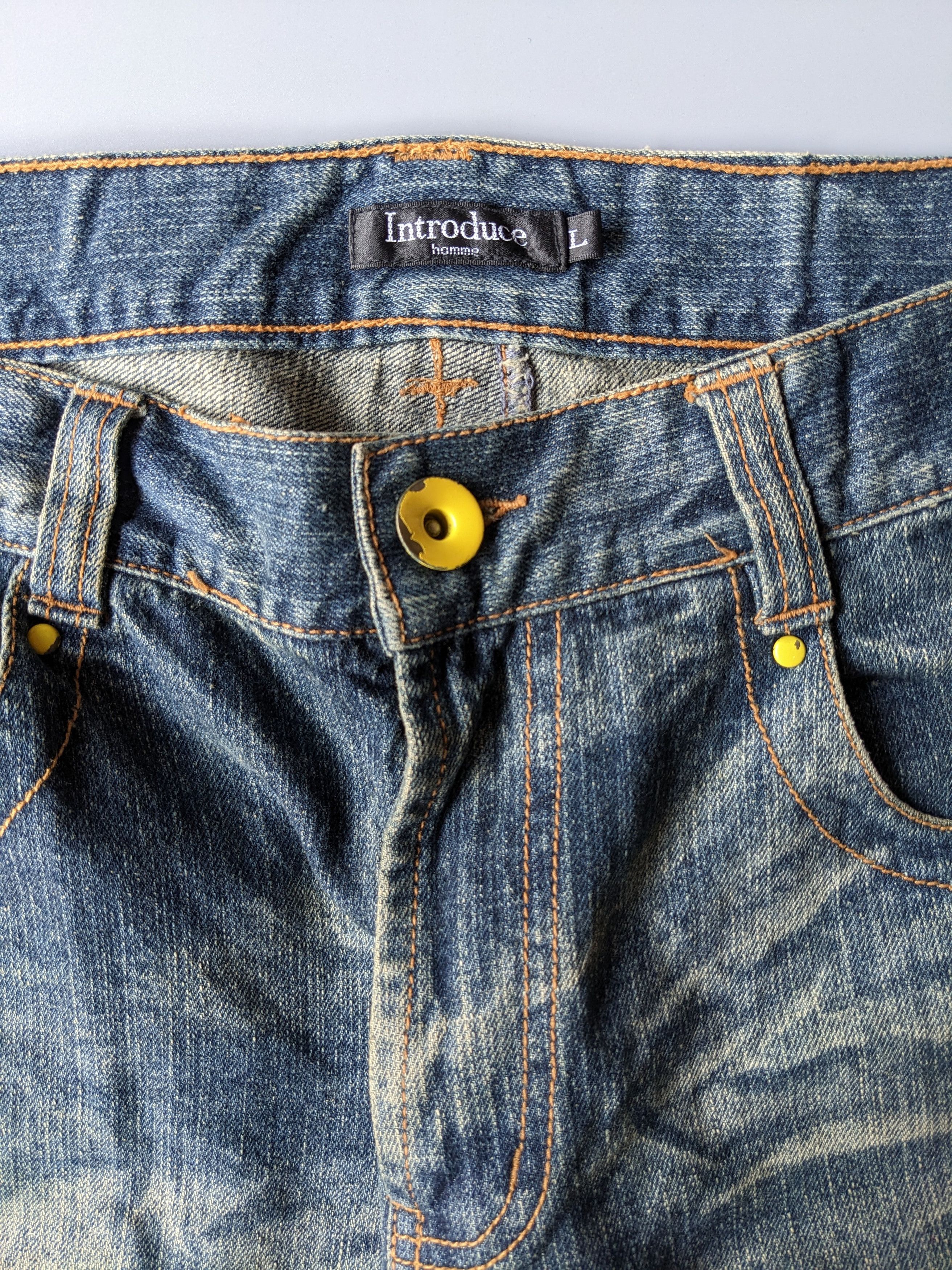 Japanese Brand Introduce Homme acidwash faded jeans Size US 31 - 5 Thumbnail