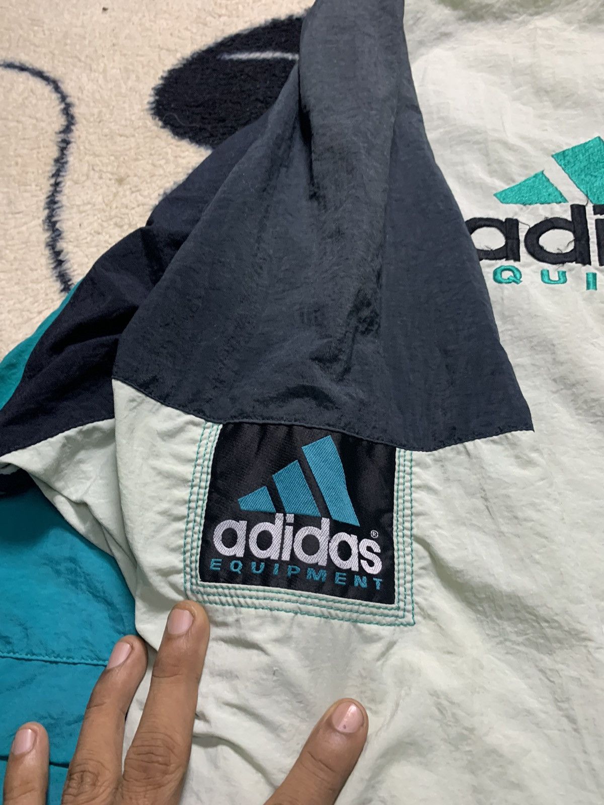 Adidas 2000 ADIDAS EQUIPMENT WINDBREAKER EMBROIDERED LOGO Size US XXL / EU 58 / 5 - 9 Thumbnail