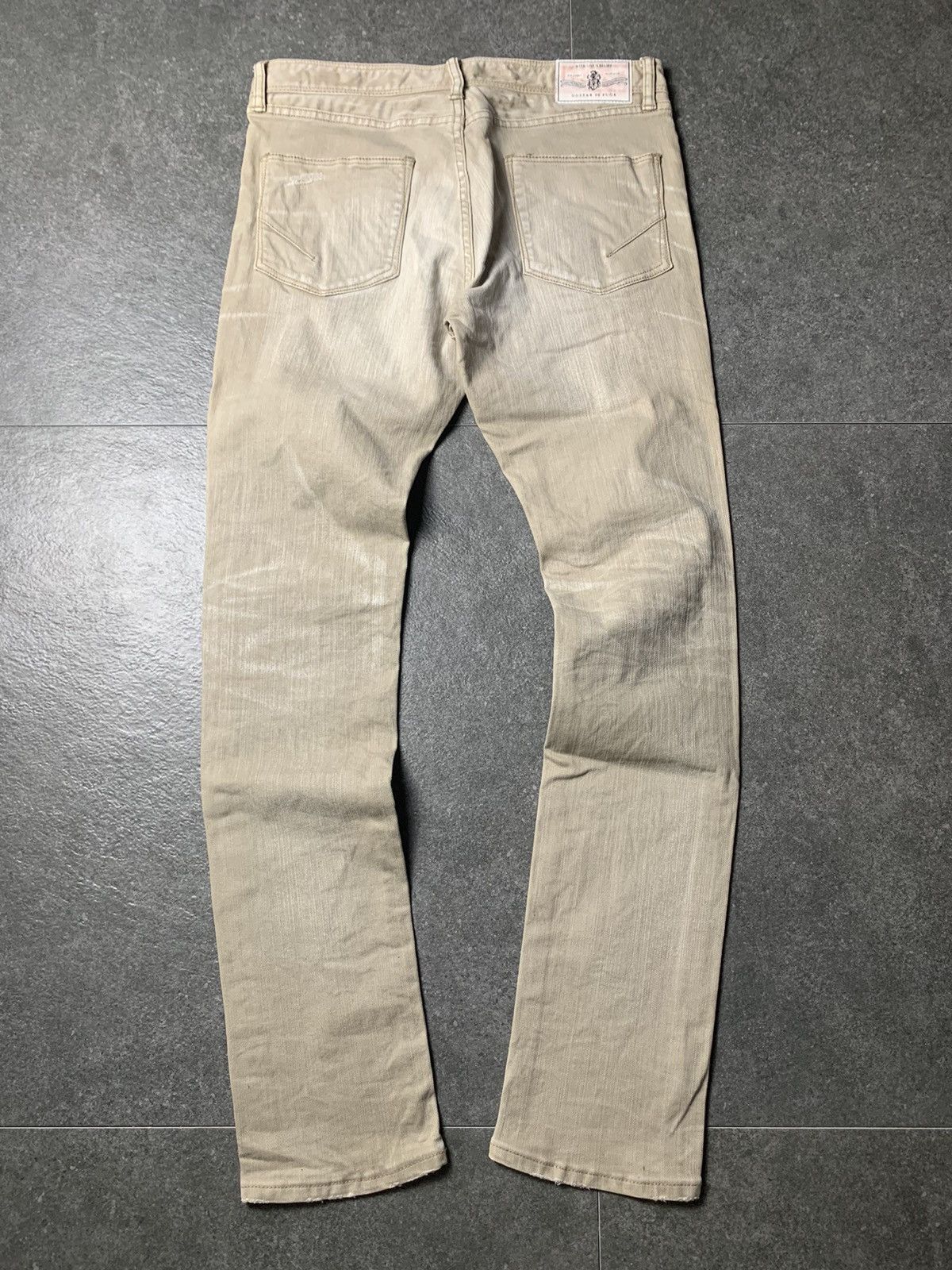GOSTAR DE FUGA × If Six Was Nine × Le Grande Bleu (L.G.B.) 2000s Gostar de Fuga Distressed Washed Jeans Vkei Size US 32 / EU 48 - 11 Thumbnail