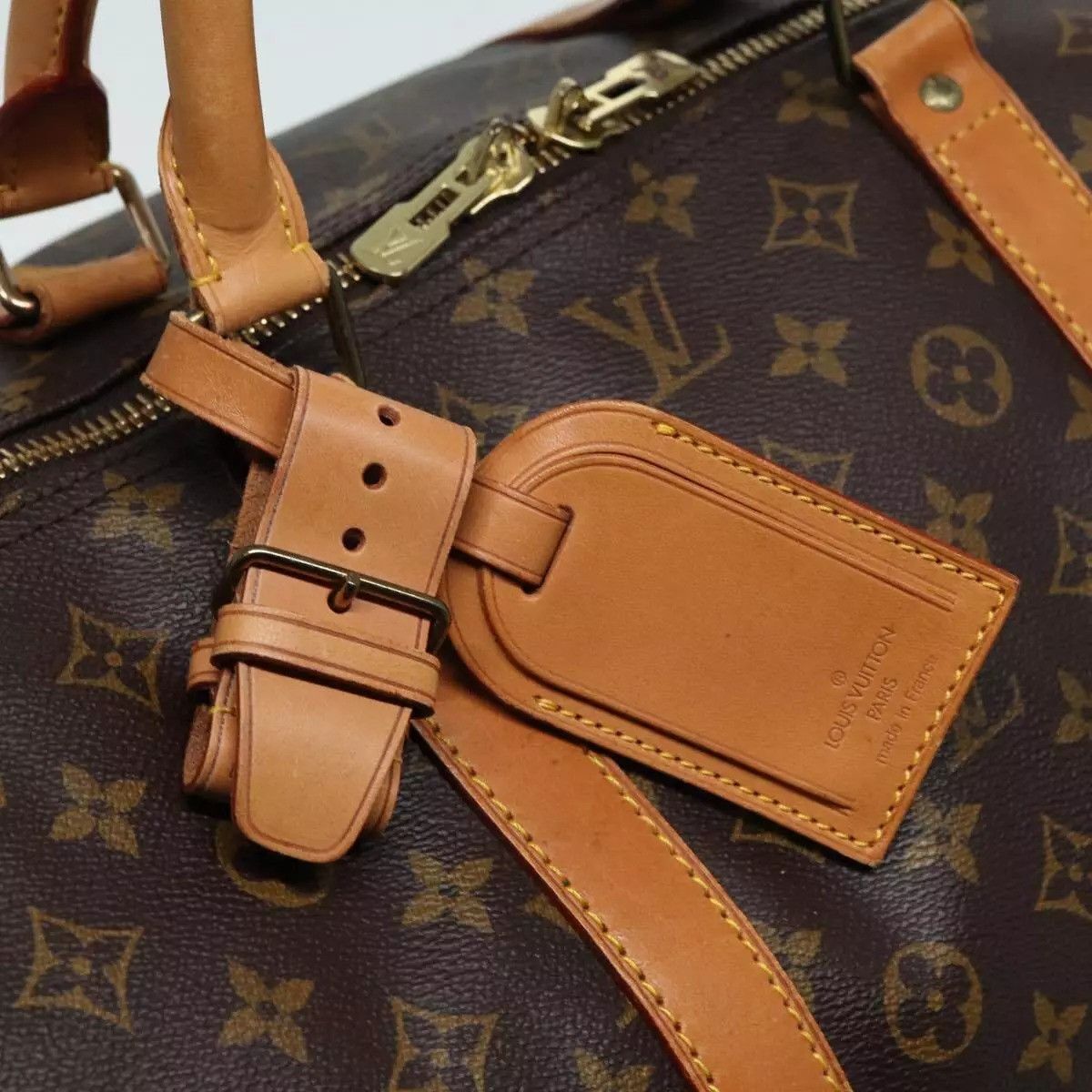 Louis Vuitton LOUIS VUITTON Monogram Keepall 60 Boston Bag Size ONE SIZE - 9 Thumbnail