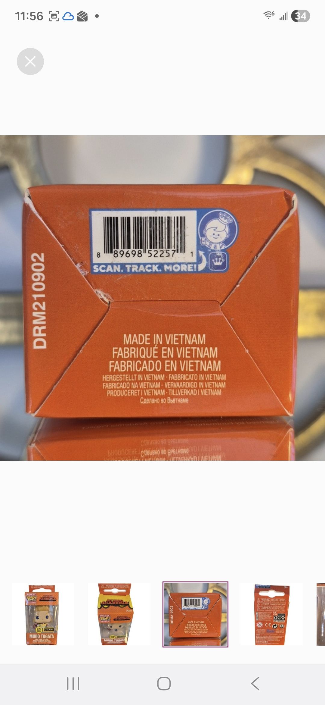 Other Funko × My Hero Academia MIRIO TOGATA Pocket POP Keychain Size ONE SIZE - 3 Thumbnail