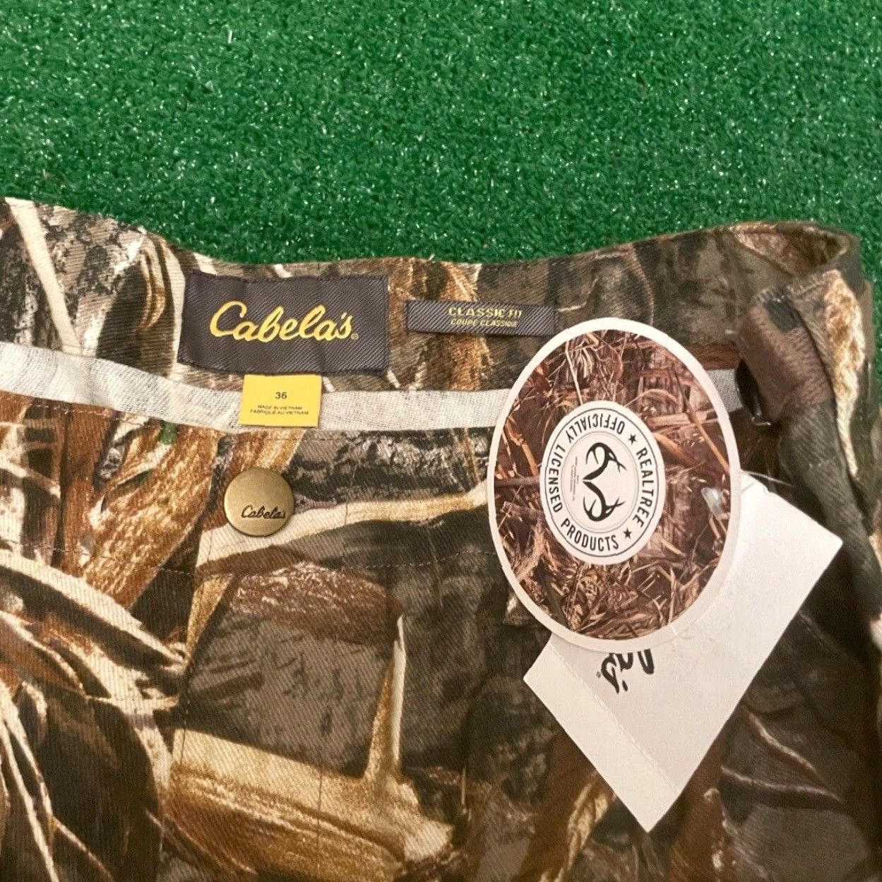 Vintage VINTAGE Cabela's Cargo Pants Mens 36 Real Tree Camo VTG 32 Inseam Hunter Skater NWT New Size US 36 / EU 52 - 4 Thumbnail