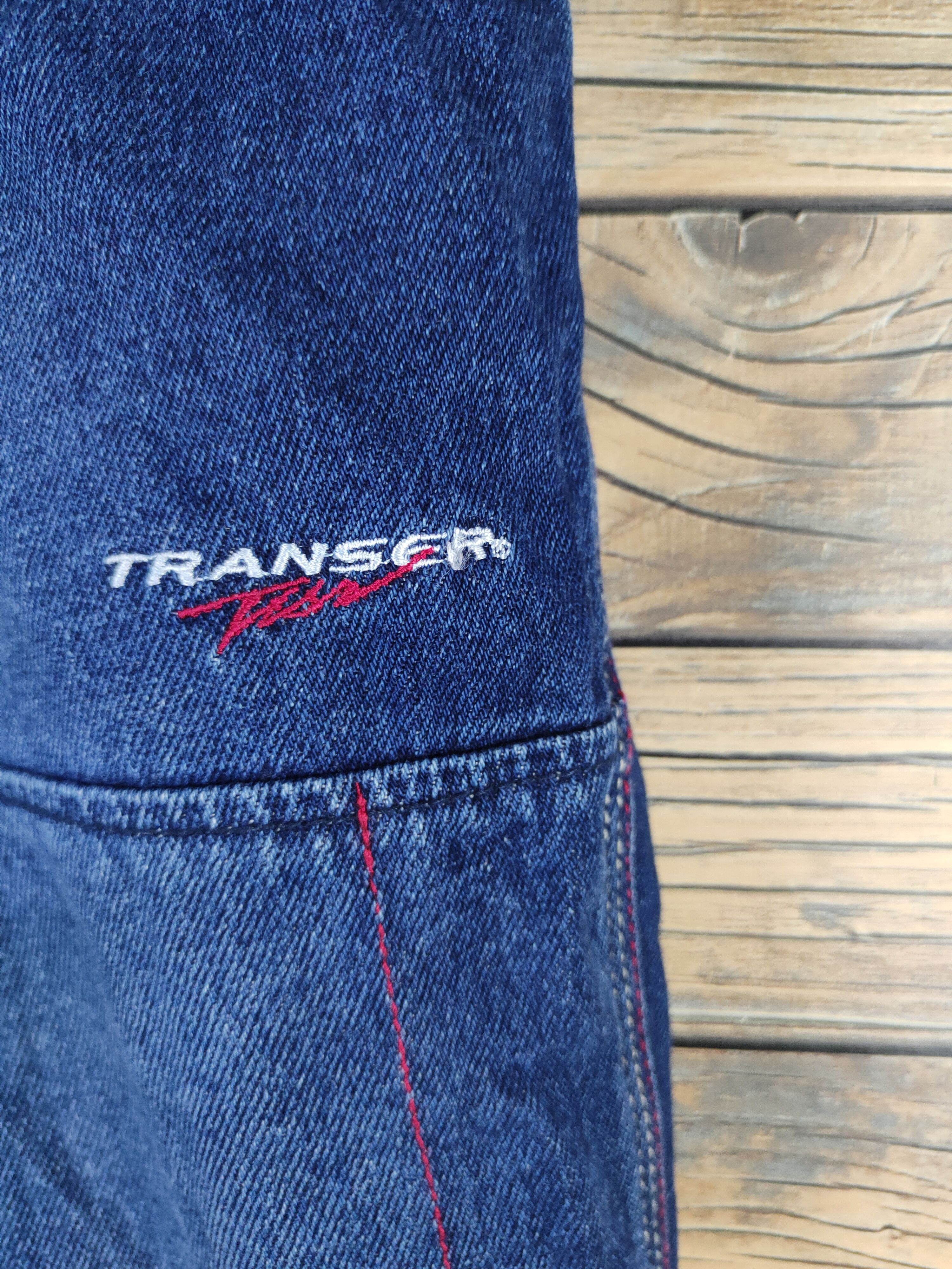 Japanese Brand DL Transer Blue Distressed Ripped Jeans #2438 Size US 28 / EU 44 - 6 Thumbnail