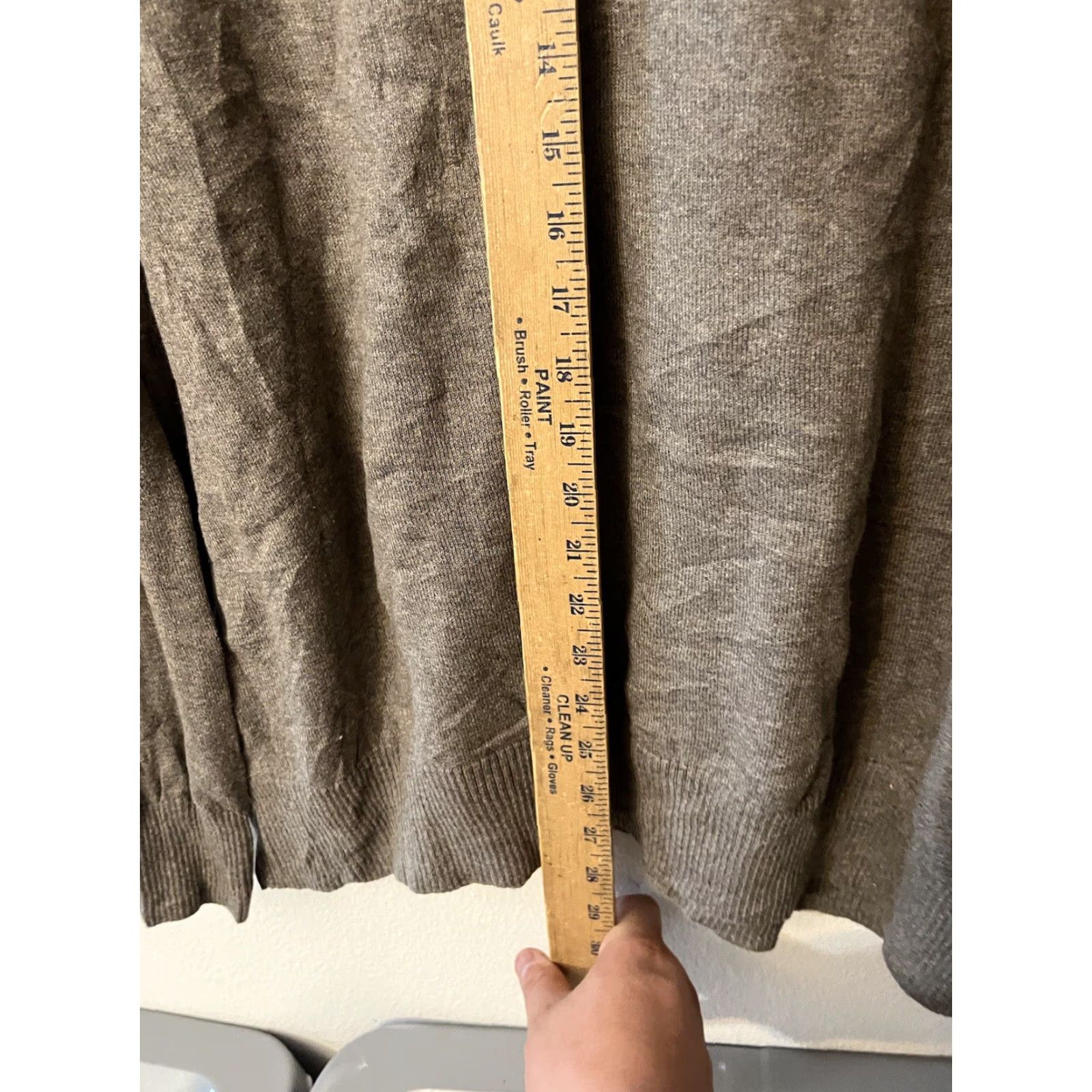 Eddie Bauer VINTAGE Eddie Bauer Sweater Cotton Merino Mens XL Brown Pullover V Neck Long Sleeve Size US XL / EU 56 / 4 - 4 Thumbnail