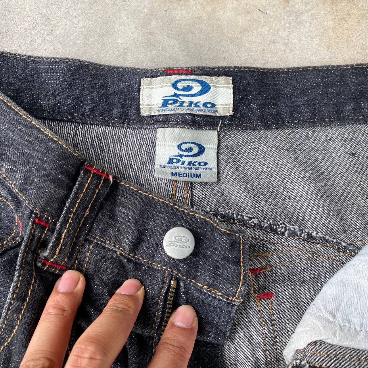 Japanese Brand BINDING OFFER🔥BAGGY Y2K PIKO LOOSE W29X30.5" JNCO STYLE Size US 29 - 8 Thumbnail