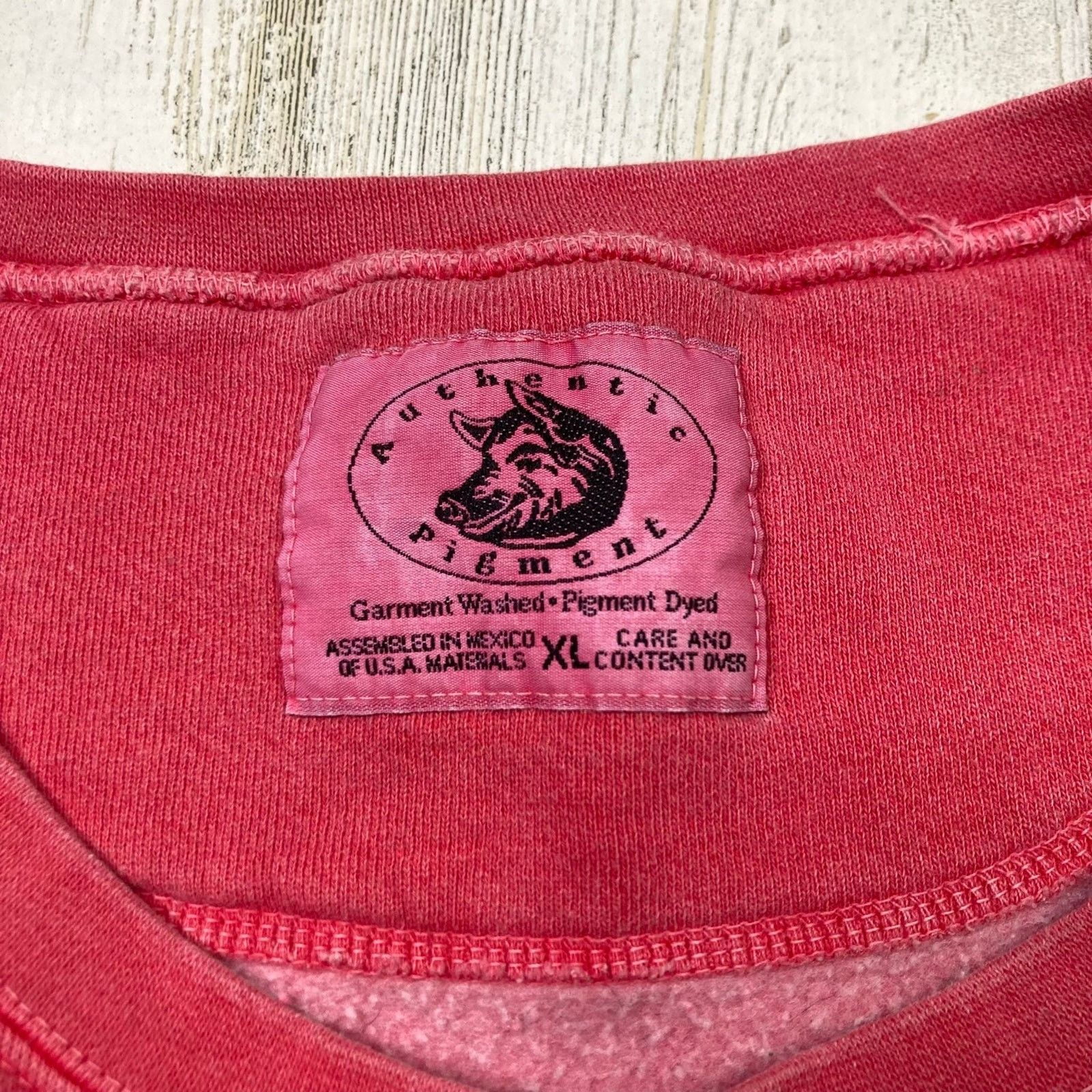 Authentic Pigment × Vintage Vintage ‘Cragun’s Lake Shore’ Authentic Pigment Crewneck Size US XL / EU 56 / 4 - 4 Thumbnail