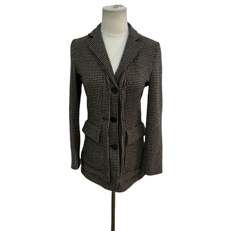 Bottega Veneta Bottega Veneta Houndstooth Blazer Size 38 Size XS / US 0-2 / IT 36-38 - 1 Thumbnail