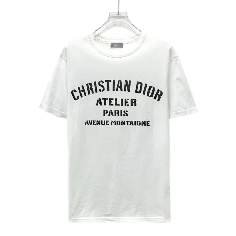 Dior Dior White logo letter print cotton round-neck short-sleeve Size US XS / EU 42 / 0 - 1 Thumbnail