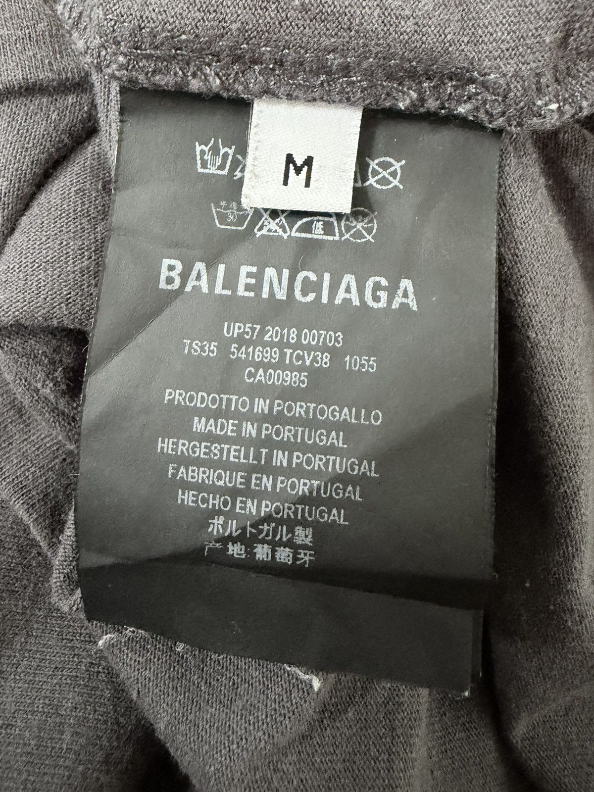 Balenciaga Balenciaga Grey "Speedhunters" Oversized Long-Sleeve T-Shirt Size US M / EU 48-50 / 2 - 7 Thumbnail
