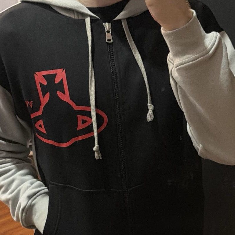 Vivienne Westwood Vivienne Westwood Big Orb Rugged Full Zip Hoodie Size US S / EU 44-46 / 1 - 3 Thumbnail