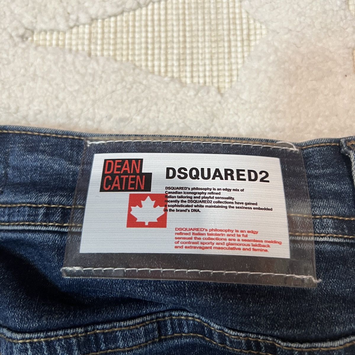 Dsquared2 Dsquared2 Hedi Slimane Style Jeans Italy Skull Navy Denim Size US 32 / EU 48 - 7 Thumbnail
