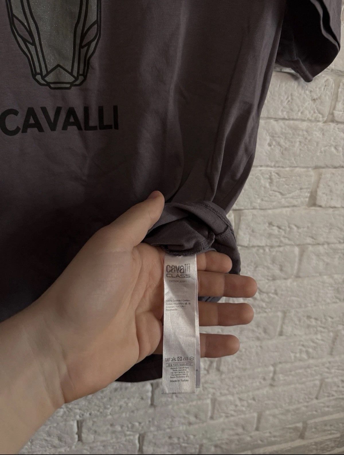 Cavalli Class Class Cavalli Y2K Tshirt Huge Logo Sz M Size US M / EU 48-50 / 2 - 4 Thumbnail
