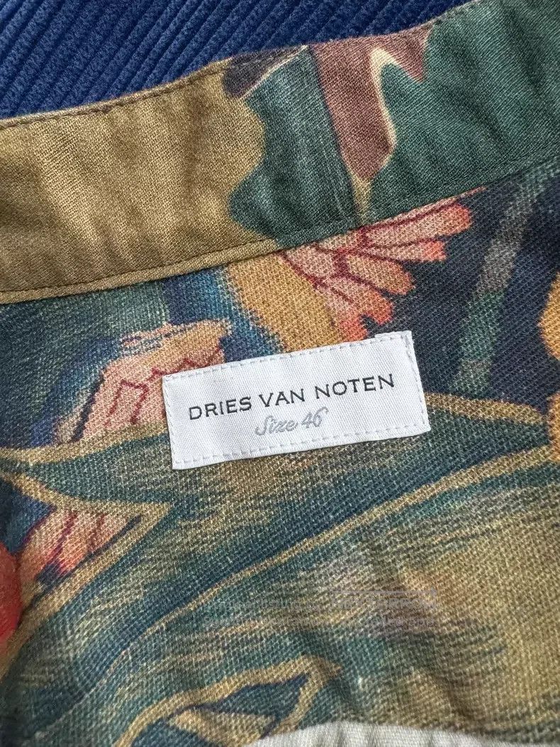 Dries Van Noten Dries Van Noten Floral & Camouflage Short Sleeve Shirt Size US S / EU 44-46 / 1 - 3 Thumbnail