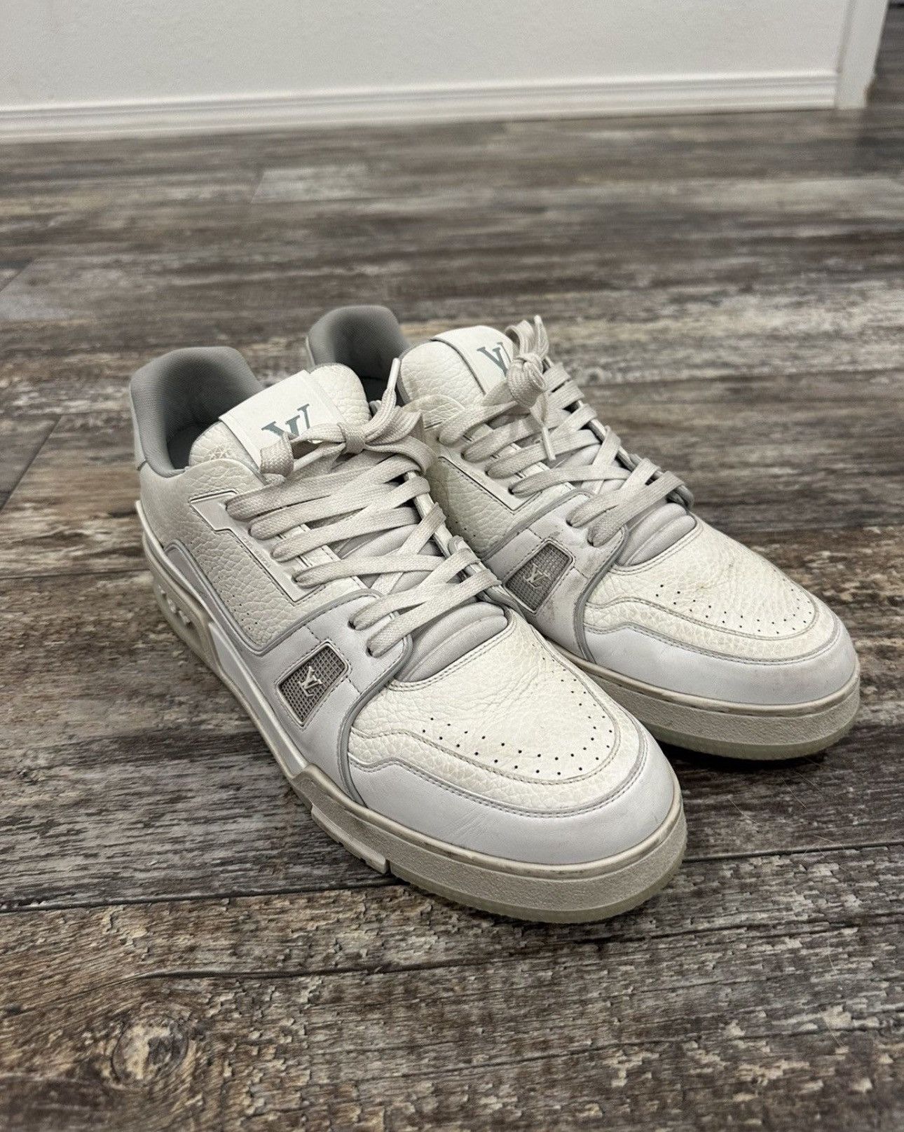 LV t rainer Louis Vuitton Men's LV Trainer Sneakers Monogram Taigarama