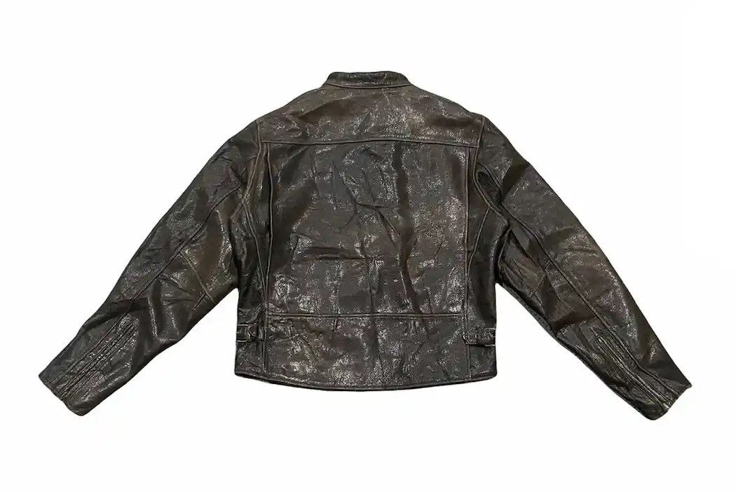 Harley Davidson VINTAGE HARLEY DAVIDSON BIKER LEATHER JACKET Size US M / EU 48-50 / 2 - 2 Thumbnail