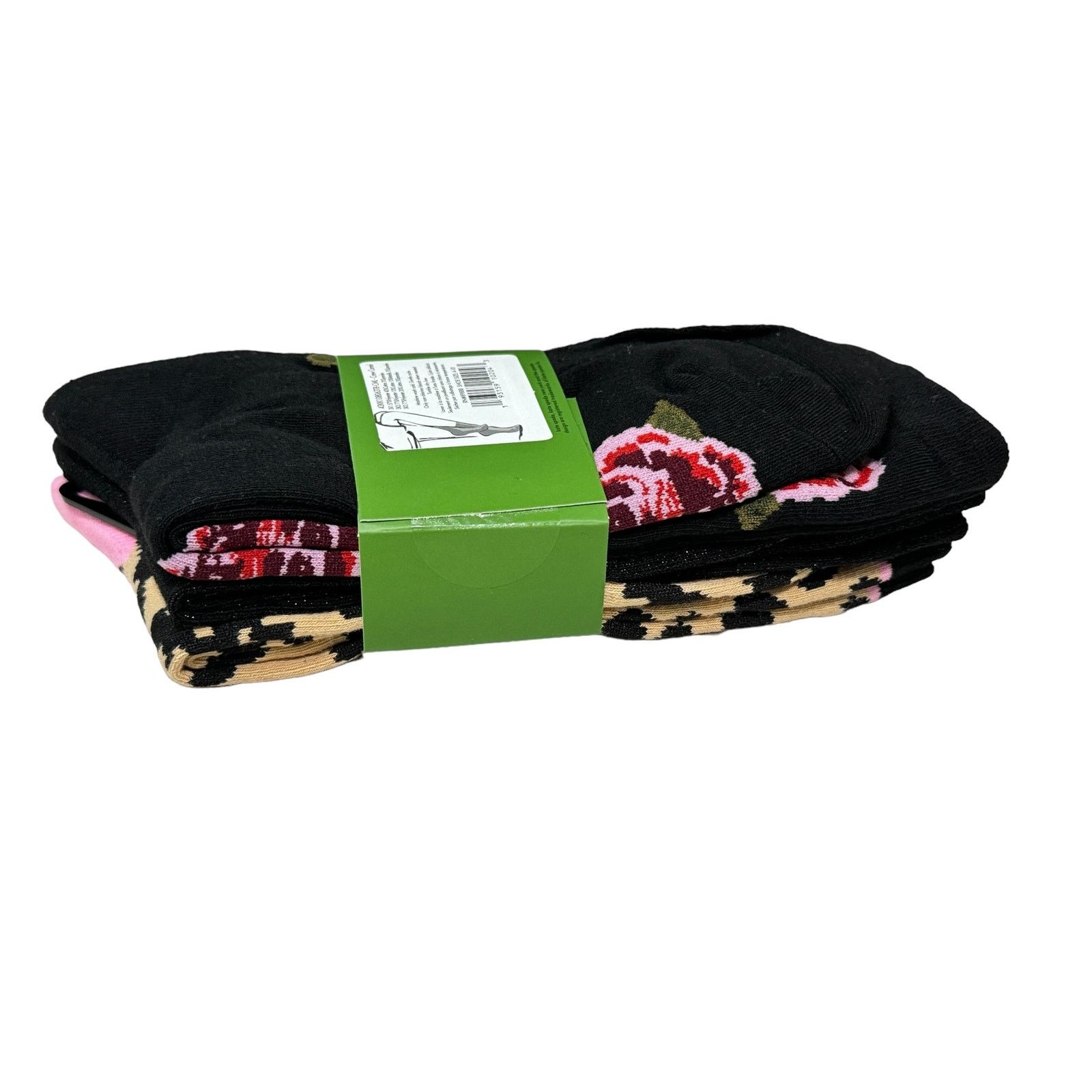 Kate Spade Kate Spade New York 3-Pack Boxed Rose Leopard Crew Socks Size ONE SIZE - 7 Thumbnail
