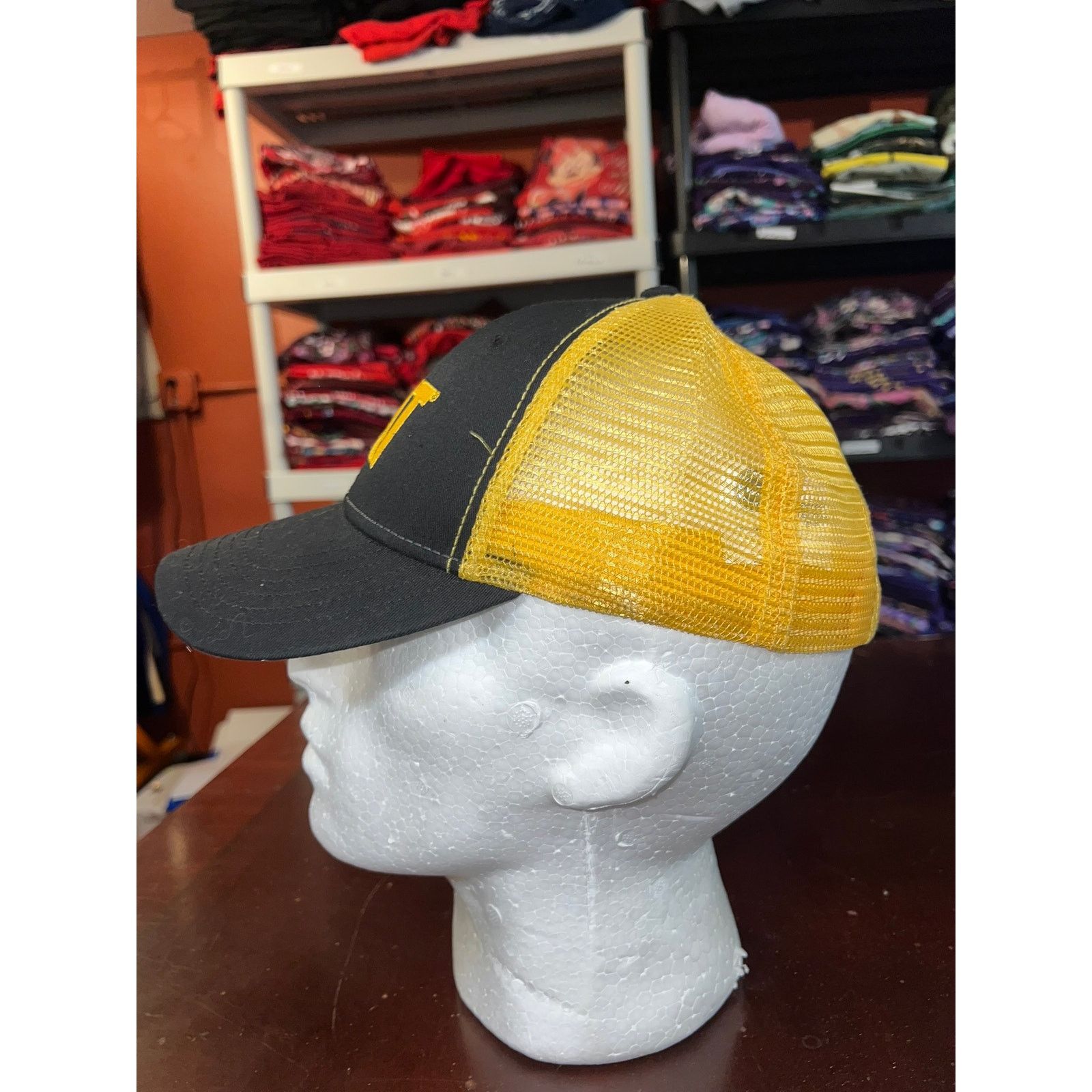 Vintage Cat Hat Mountain Logo Adjustable Black Emblem Cap Headwear Size ONE SIZE - 3 Thumbnail