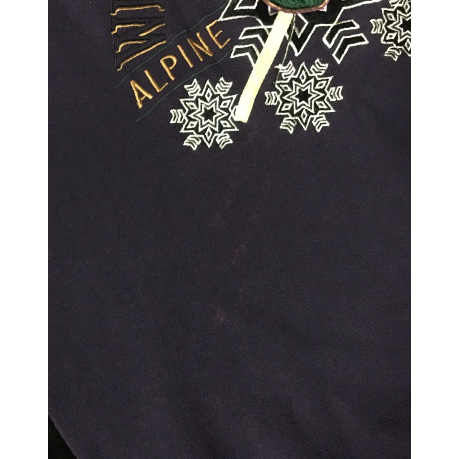 Vintage VINTAGE 90s Alpine Skiing Embroidered Sweatshirt M Winter Sports Snow Nature USA Purple Men Sz M Red Cliff Trading Co Sweatshirt Size US M / EU 48-50 / 2 - 3 Thumbnail