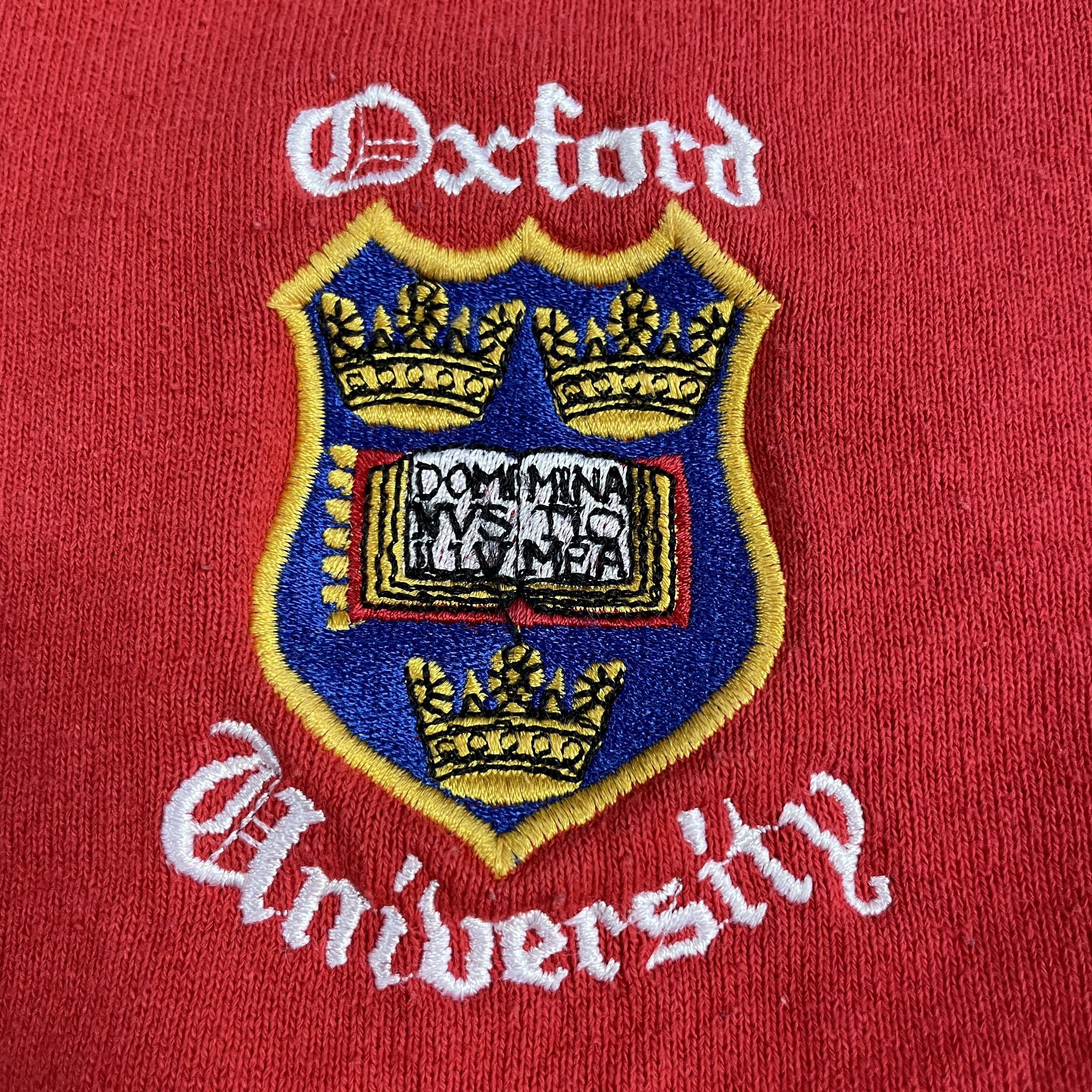 Vintage Vintage 90s Oxford University Sweatshirts Size US L / EU 52-54 / 3 - 2 Thumbnail