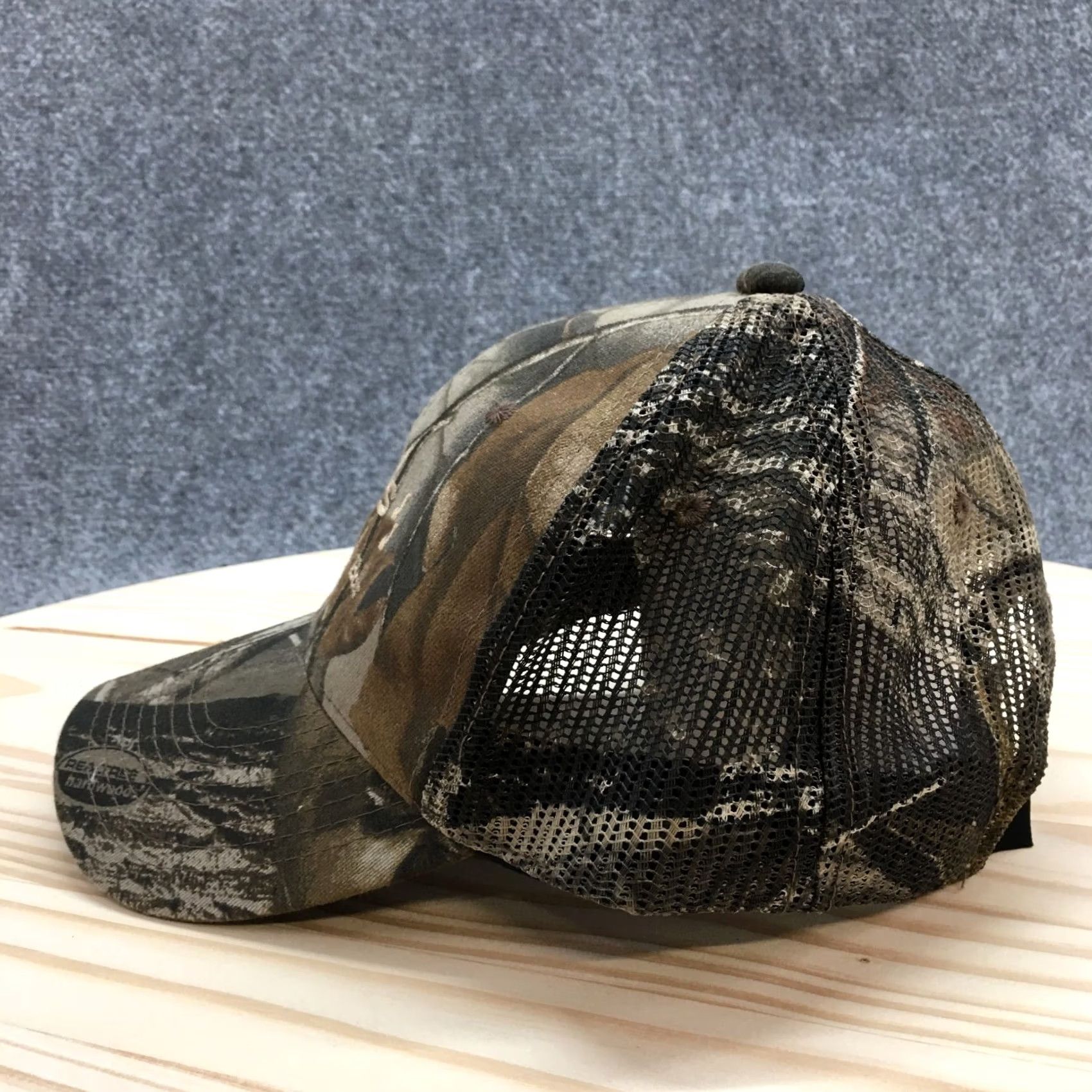 Port Authority Billys Rockford Bar Port Authority Trucker Hat Mens Brown Camo OS Adjustable Size ONE SIZE - 4 Thumbnail