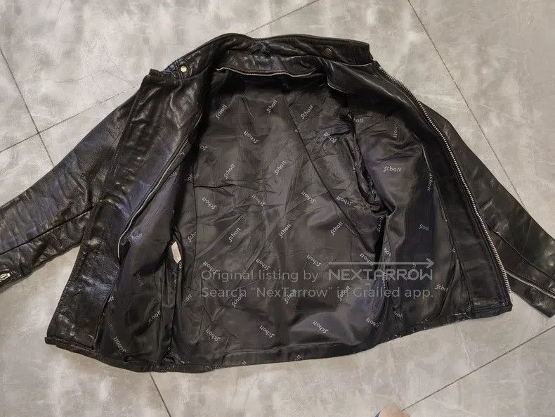 Schott Schott 641 locomotive leather jacket Size US S / EU 44-46 / 1 - 3 Thumbnail