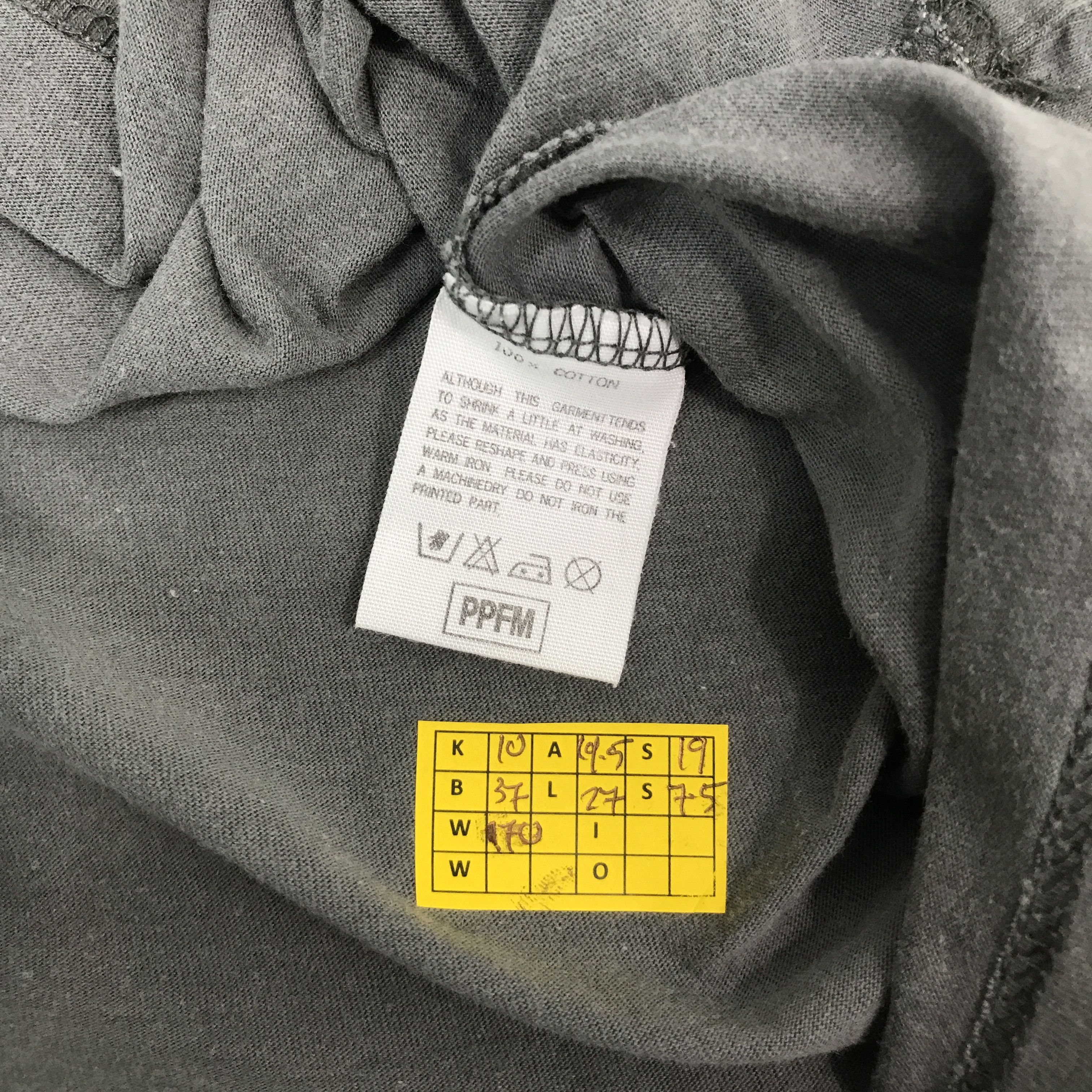 Japanese Brand × PPFM ppfm japan gray tshirts Size US M / EU 48-50 / 2 - 9 Thumbnail