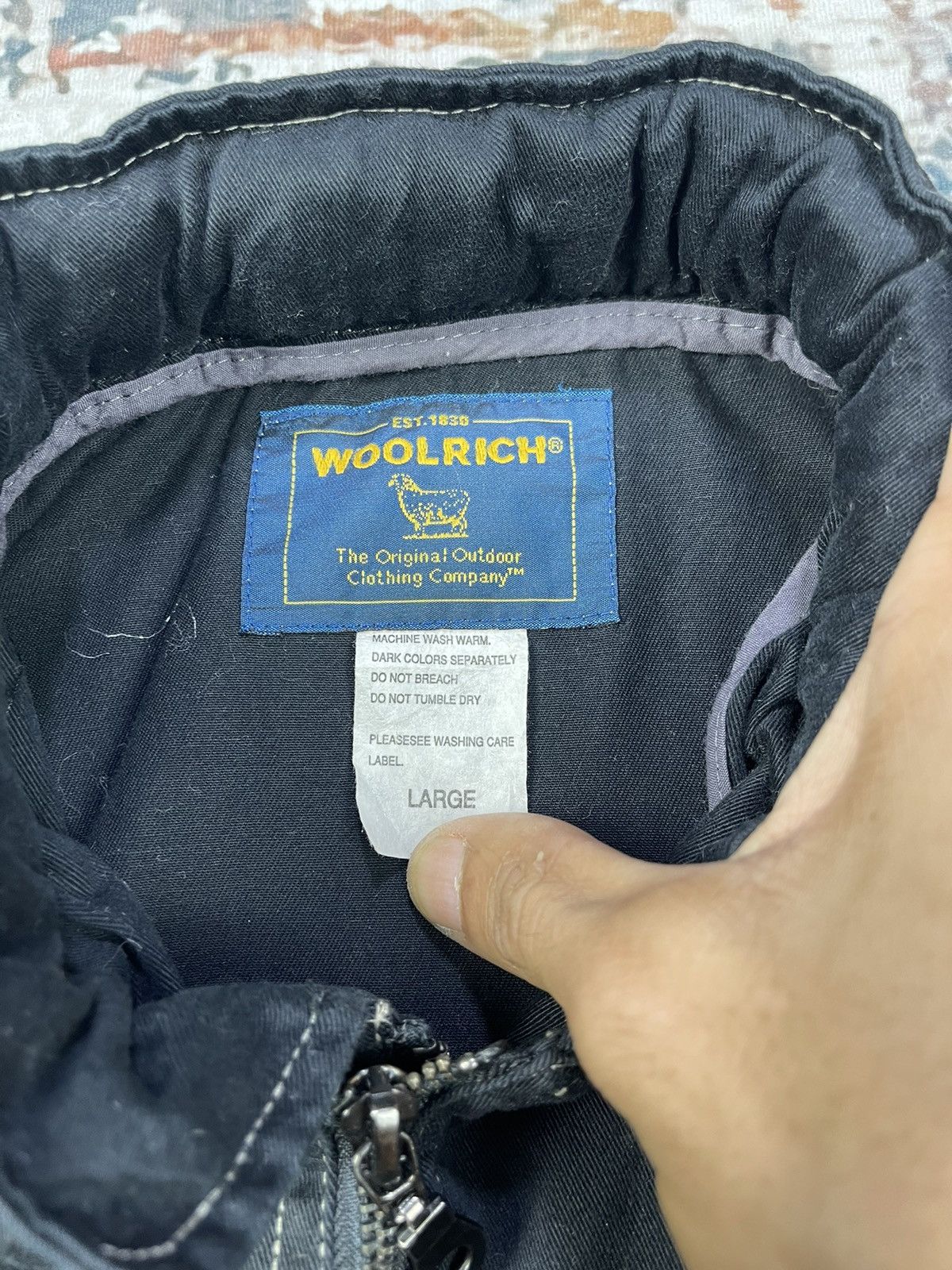 Woolrich Woolen Mills Woolrich 2 Way Adjustable Fit Hooded Zipper Jacket Size US L / EU 52-54 / 3 - 14 Thumbnail