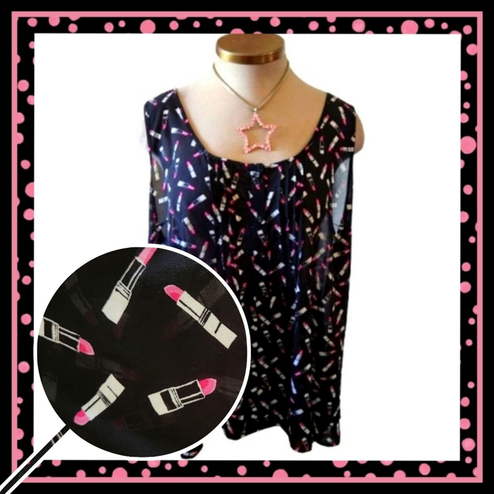 Torrid TORRID ☆ PINK LIPSTICK ☆ PETAL BACK TANK ☆ 4x ☆ NWT Size 4XL / US 24-26 - 1 Thumbnail