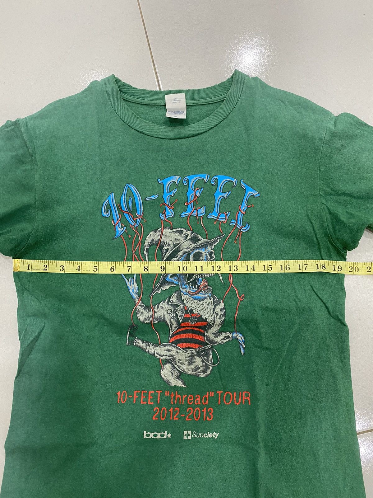 Vintage 10 feet “tread” Tour Subciety T-Shirts Size M Size US M / EU 48-50 / 2 - 6 Thumbnail