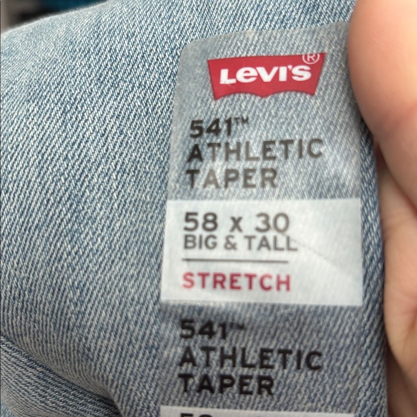 Levi's NWT! LEVI’S 541™ ATHLETIC TAPER MEN'S JEANS SZ 58x30 In Size US 44 / EU 60 - 5 Thumbnail