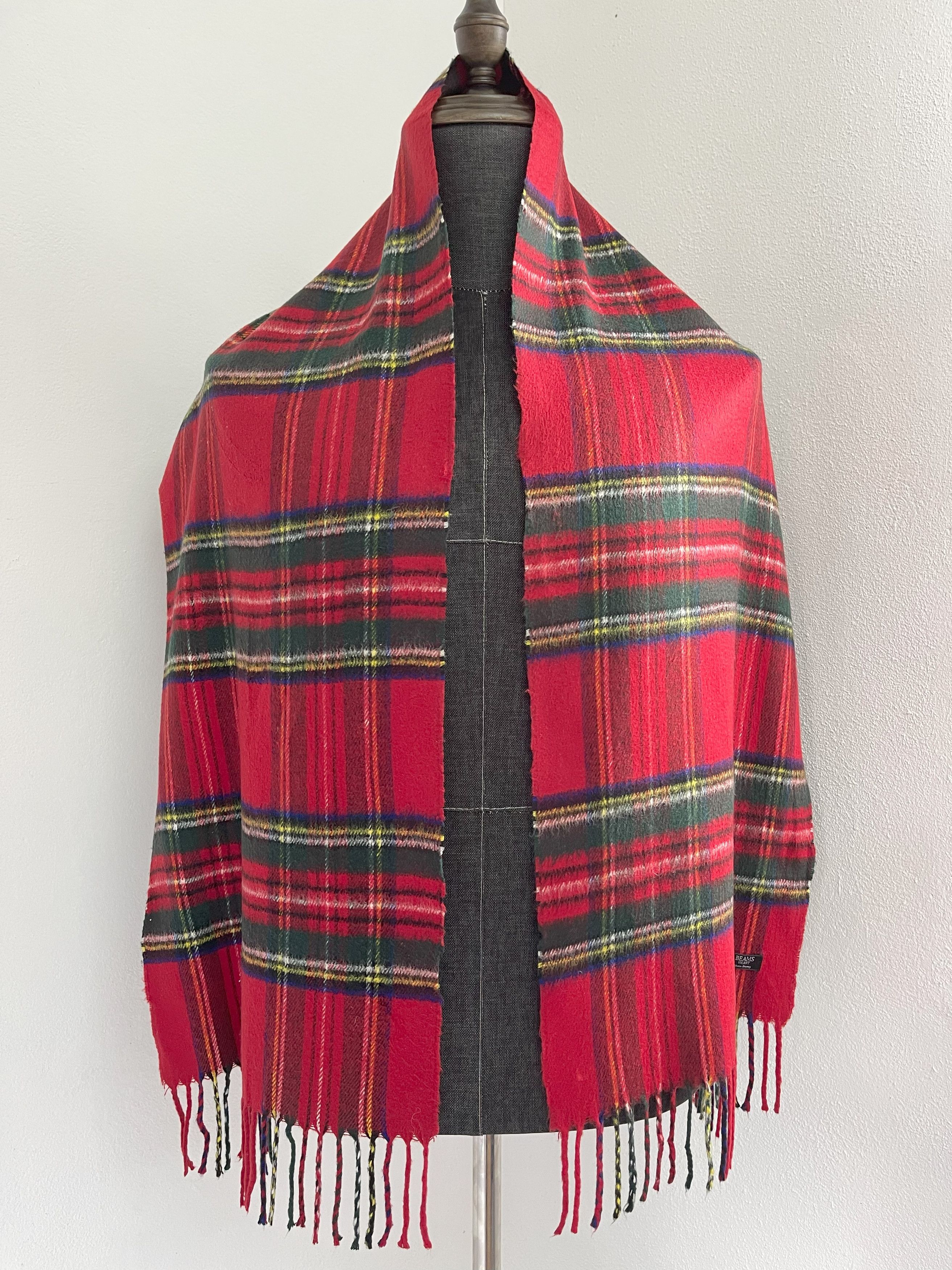 Japanese Brand Vintage Beams Heart Scarf / Muffler - 6029 Size ONE SIZE - 2 Thumbnail
