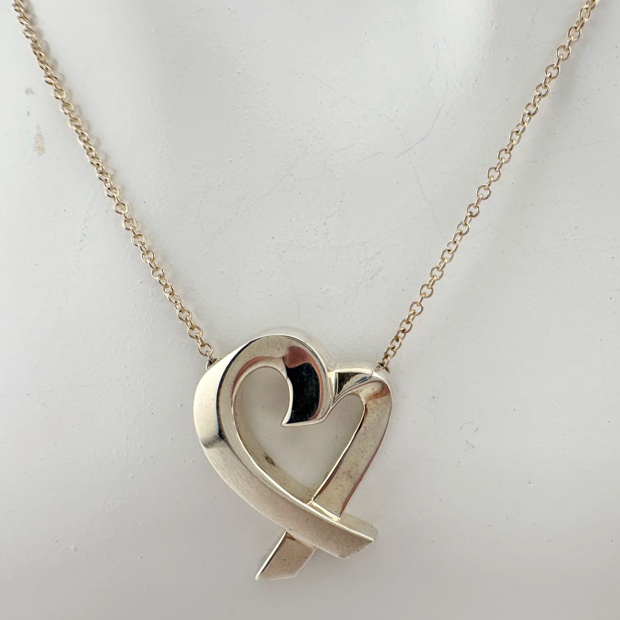 Tiffany & Co. Tiffany and Co Paloma Picasso Medium Loving Heart Pendant Ne Size ONE SIZE - 5 Thumbnail