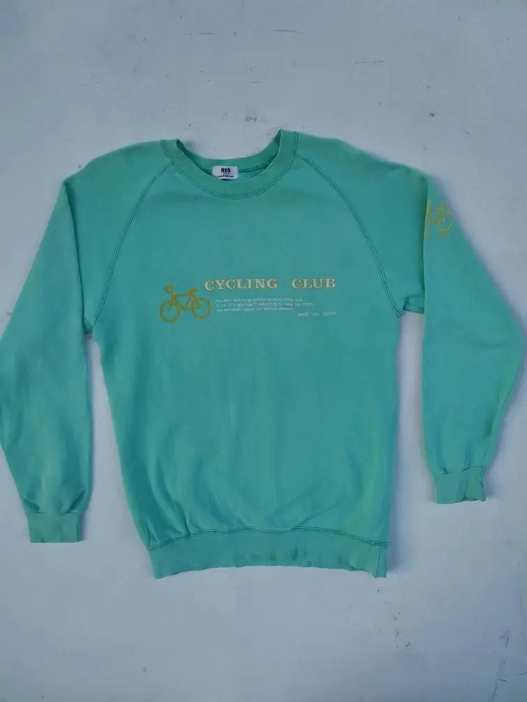 Japanese Brand Rio Sister: Cycling Club Big Logo Sweatshirt Size US M / EU 48-50 / 2 - 7 Thumbnail