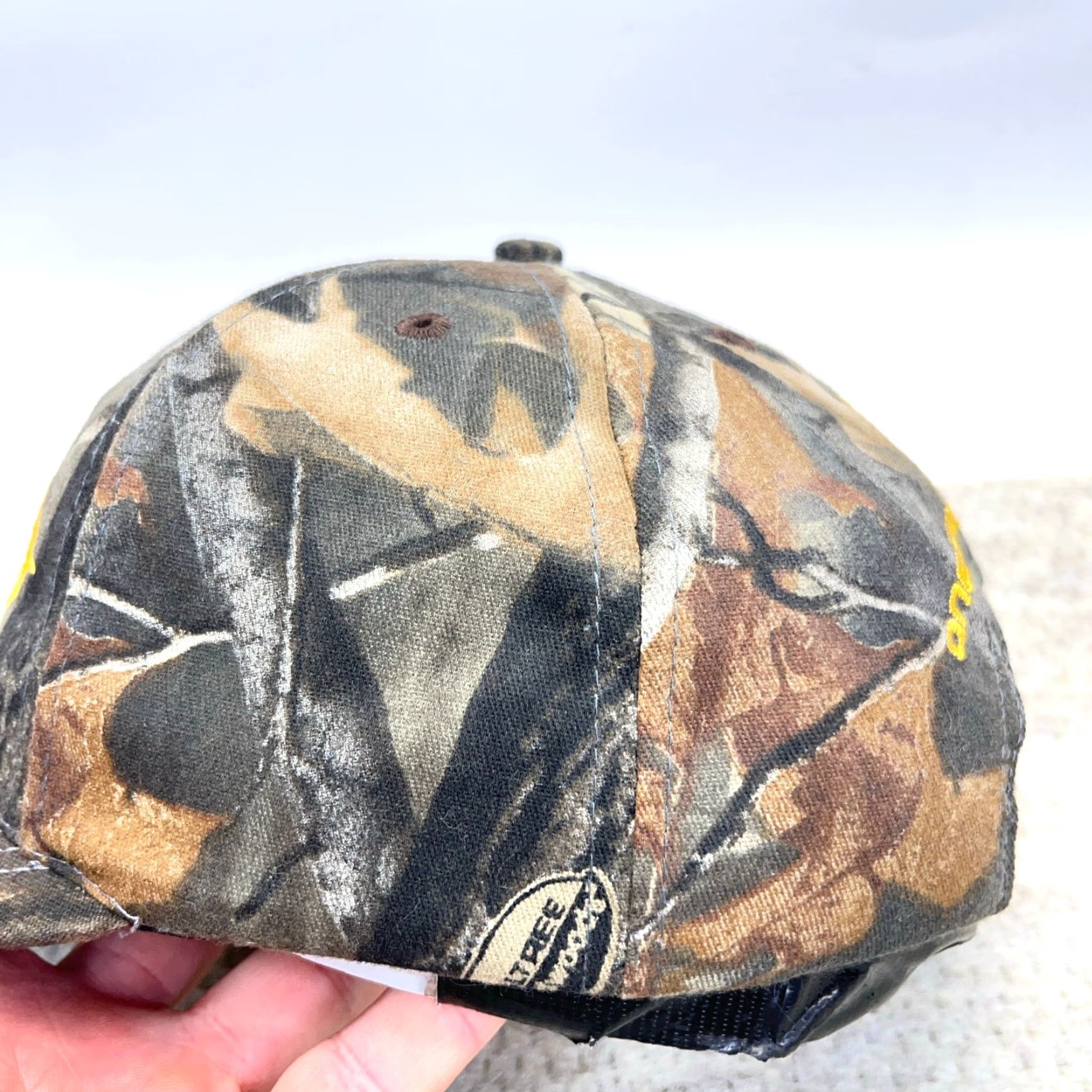 Realtree Graffiti Horton Crossbows Hat Cap Realtree Camo Strap Back Dad Hardwoods Hunting Adult Vintage Camouflage Twill Snapback Mens Brown Cotton USA Size ONE SIZE - 4 Thumbnail