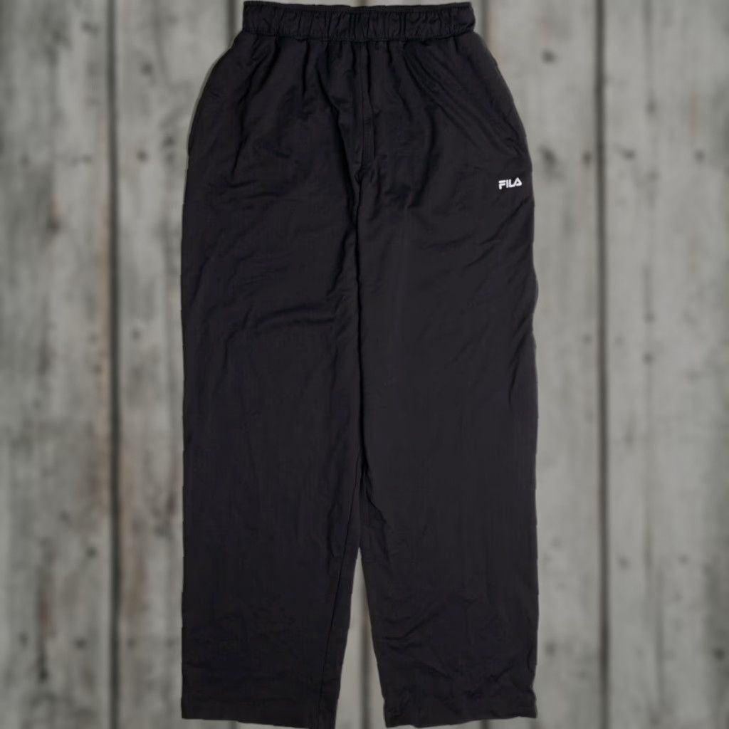 Fila VINTAGE FILA Black Track Pants Small Retro Athletic Joggers Sportswear Size US 29 - 1 Thumbnail