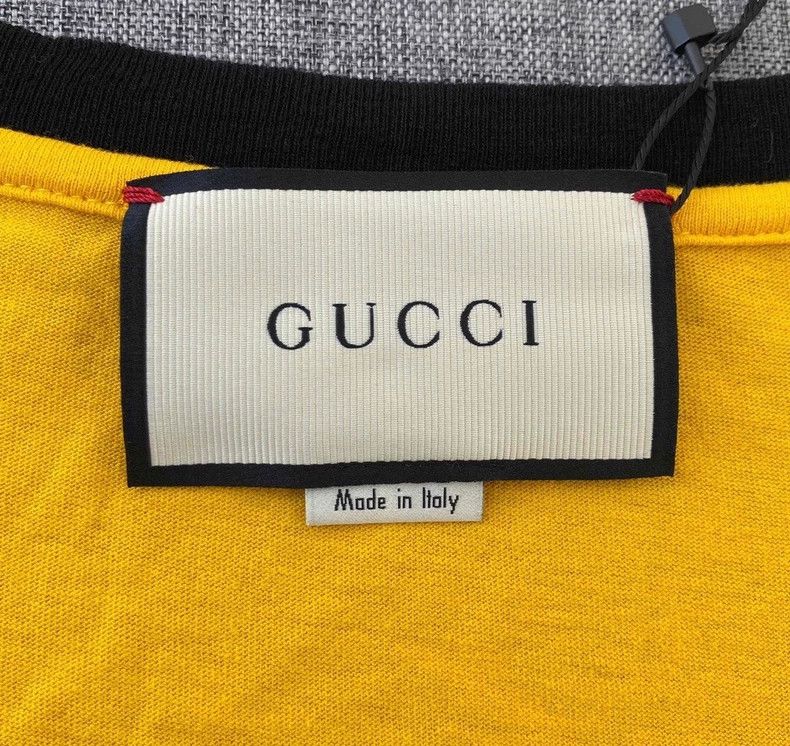 Gucci GucciTiger-headed animal embroidery pattern cotton short-sl Size US M / EU 48-50 / 2 - 7 Thumbnail