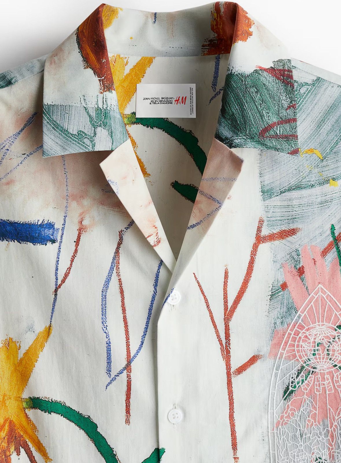 Jean-Michel Basquiat Loose Fit Cotton Resort Shirt Size US M / EU 48-50 / 2 - 2 Thumbnail