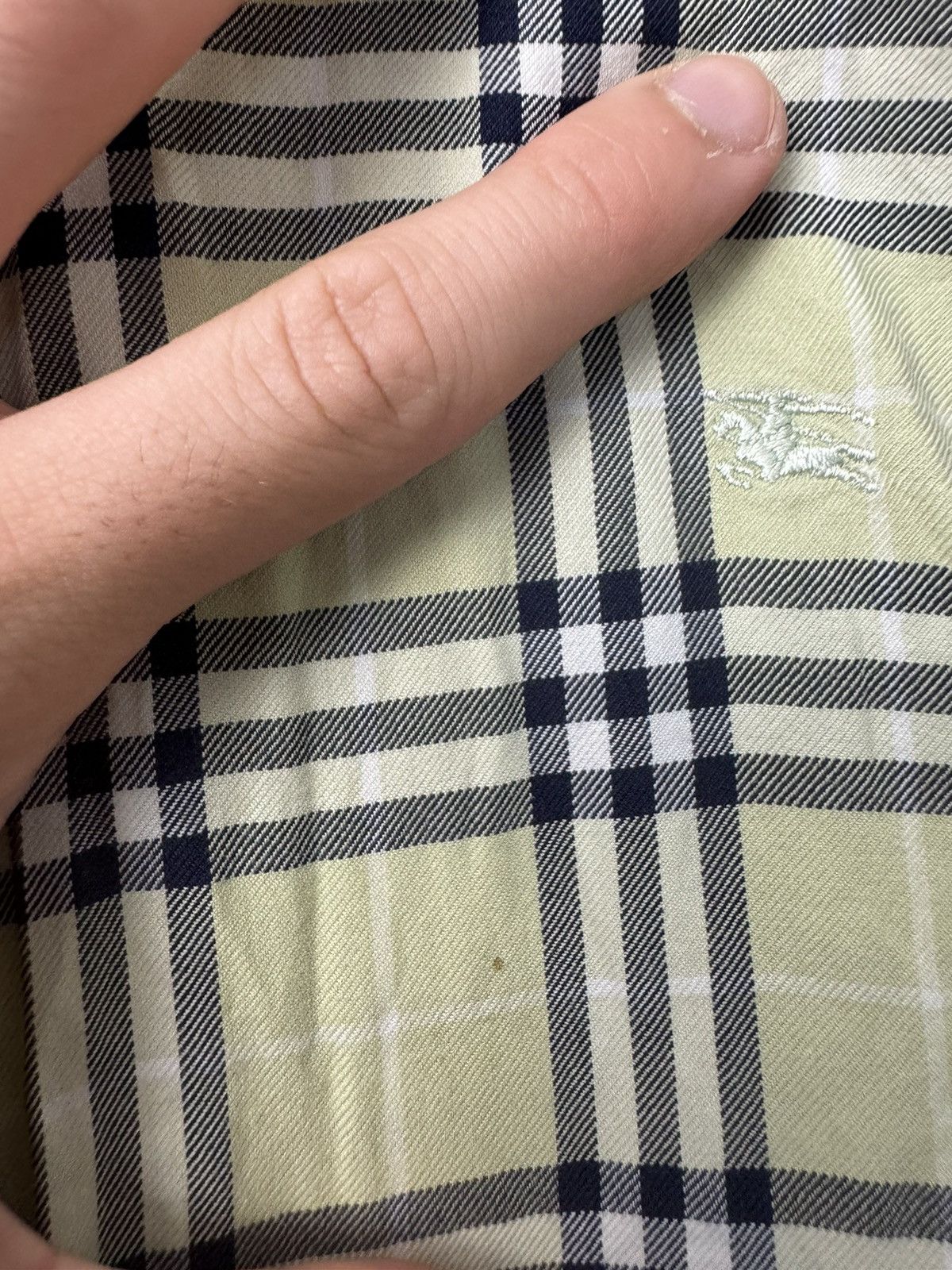 Burberry Burberry Button Up Casual Shirt Yellow NovaCheck Rare Luxury Size US L / EU 52-54 / 3 - 7 Thumbnail