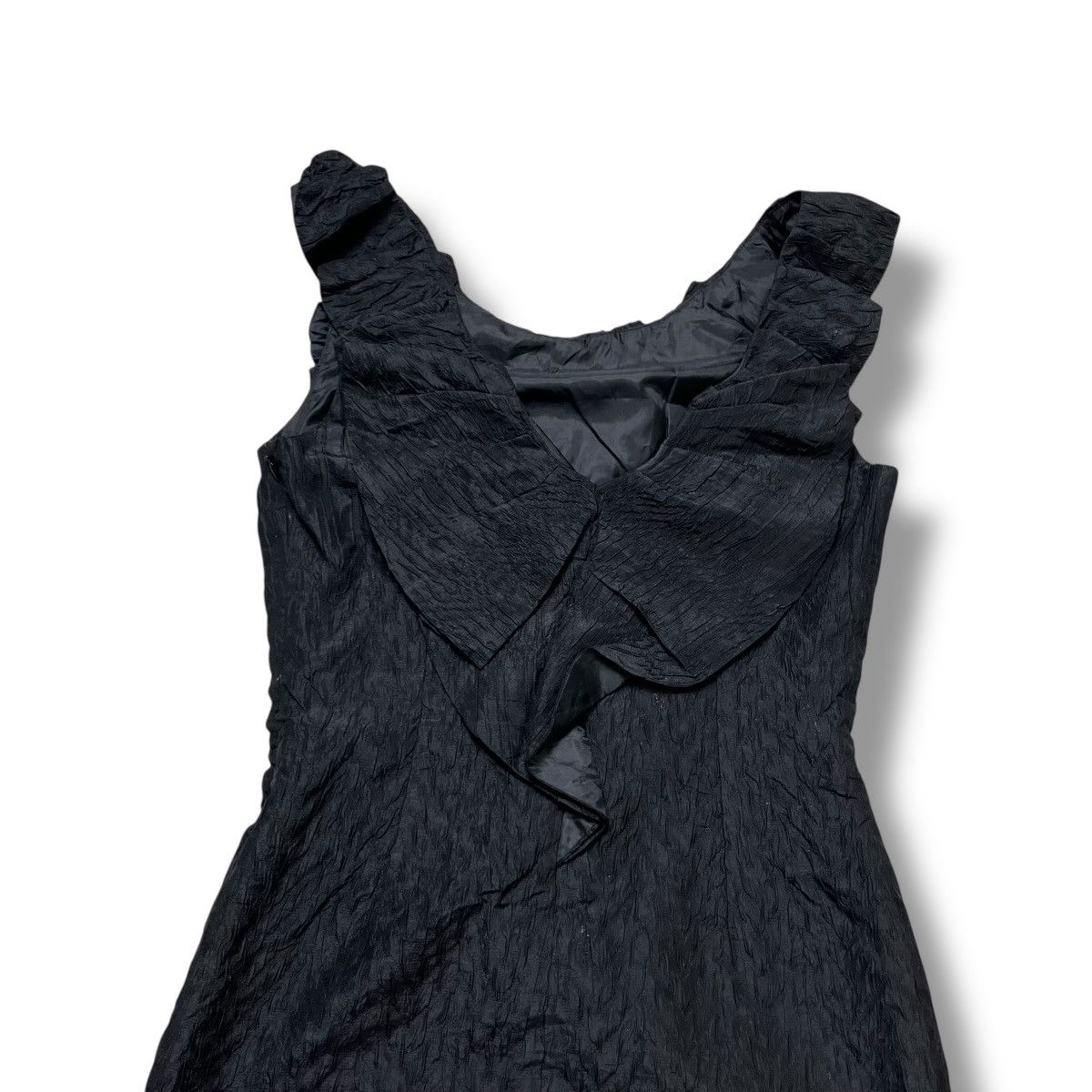 Moschino Black dress pleated moschino midi dress Size S / US 4 / IT 40 - 8 Thumbnail