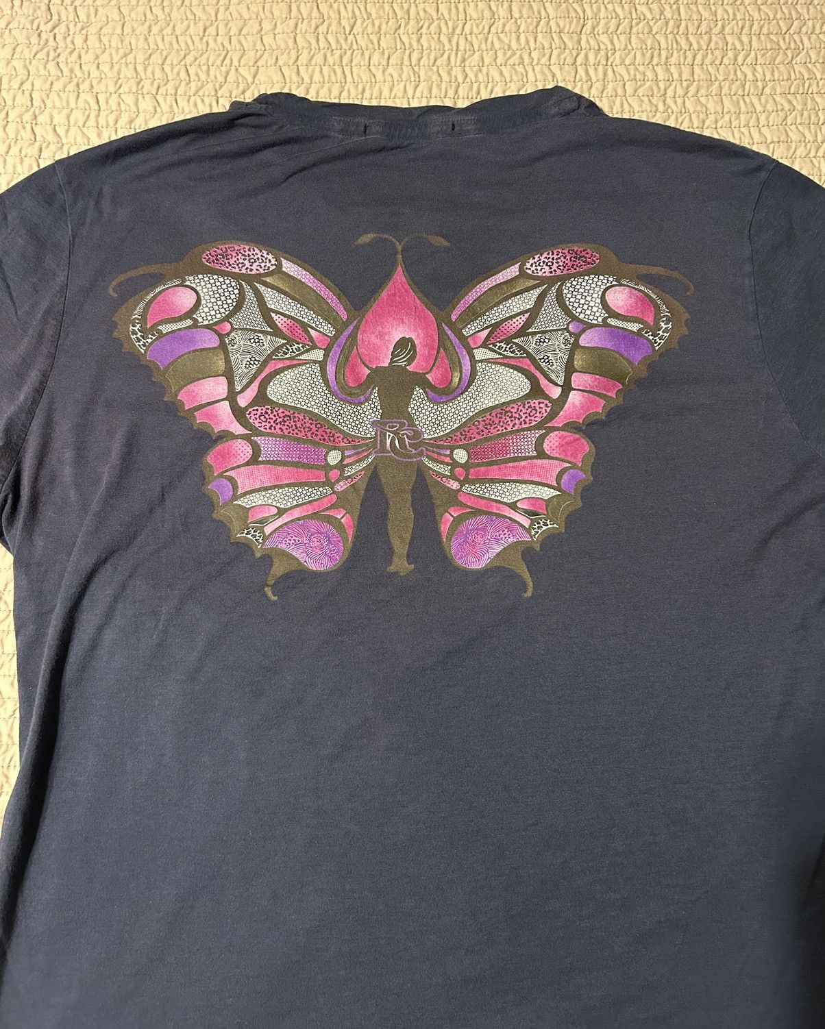 Roberto Cavalli × Vintage Spring 2007 Vintage Butterfly Print T Small Size US M / EU 48-50 / 2 - 12 Thumbnail