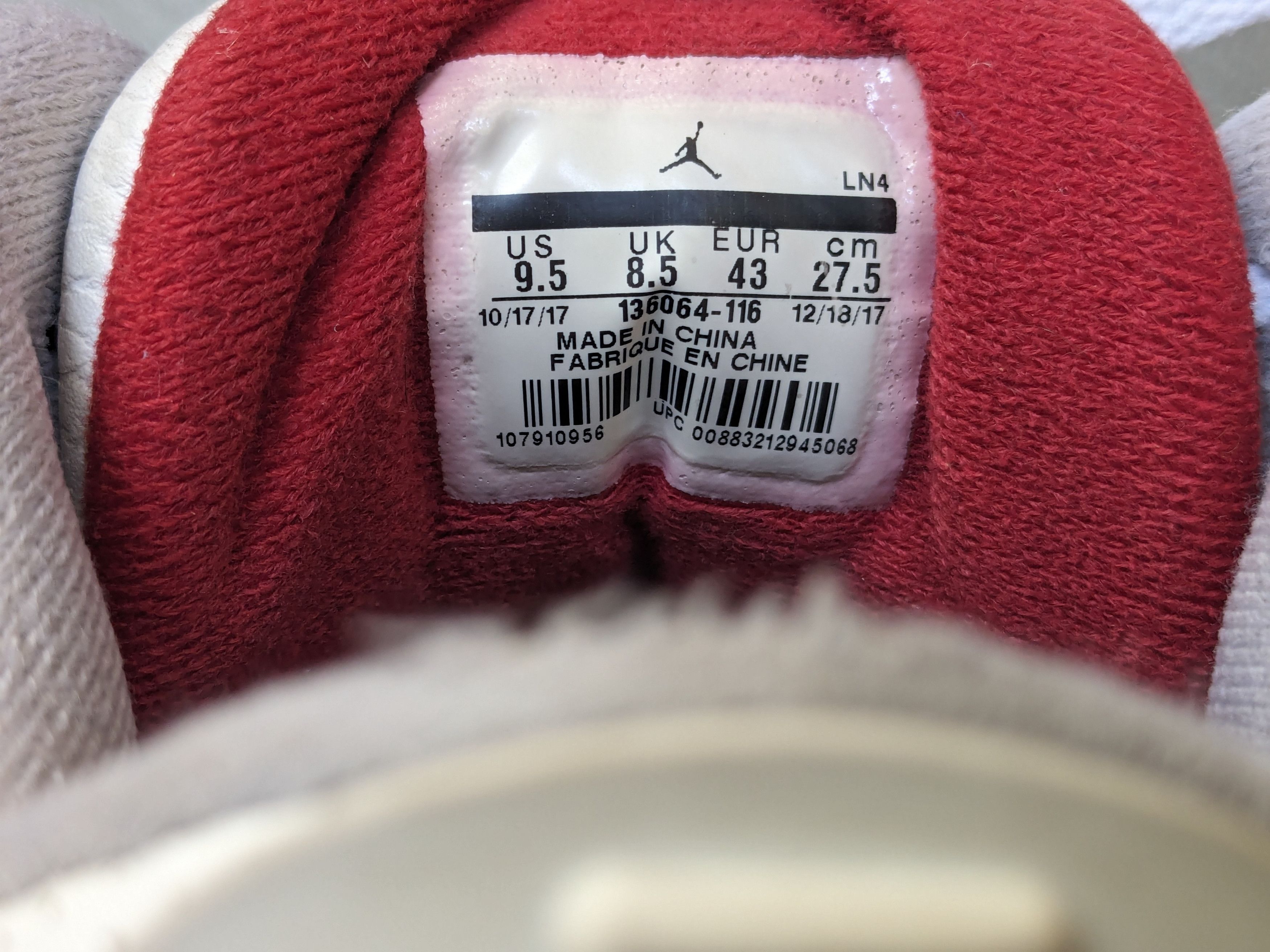 Jordan Brand Nike Air Jordan 3 Retro Katrina Hall of Fame 136064-116 Size US 9.5 / EU 42-43 - 7 Thumbnail