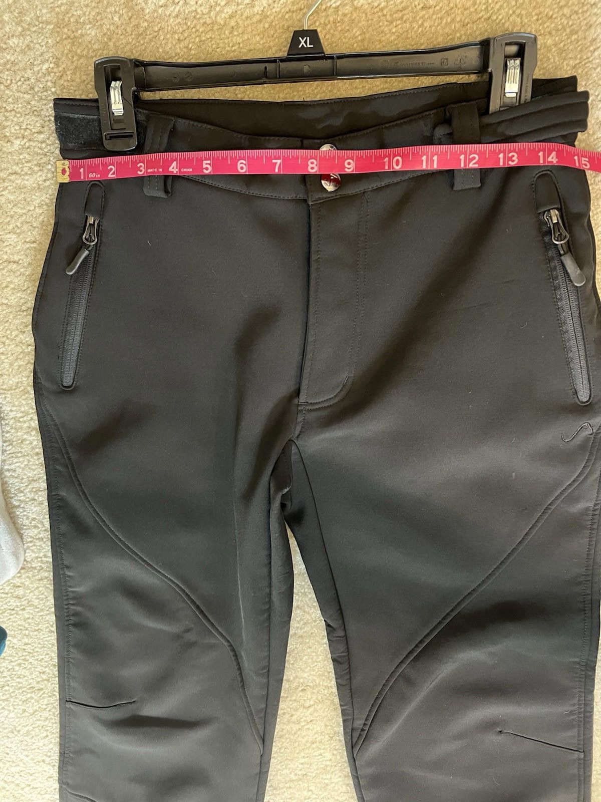 Designer Vertical 9 Snow Pants S Black Outdoor Fleece Lining Size ONE SIZE - 9 Thumbnail