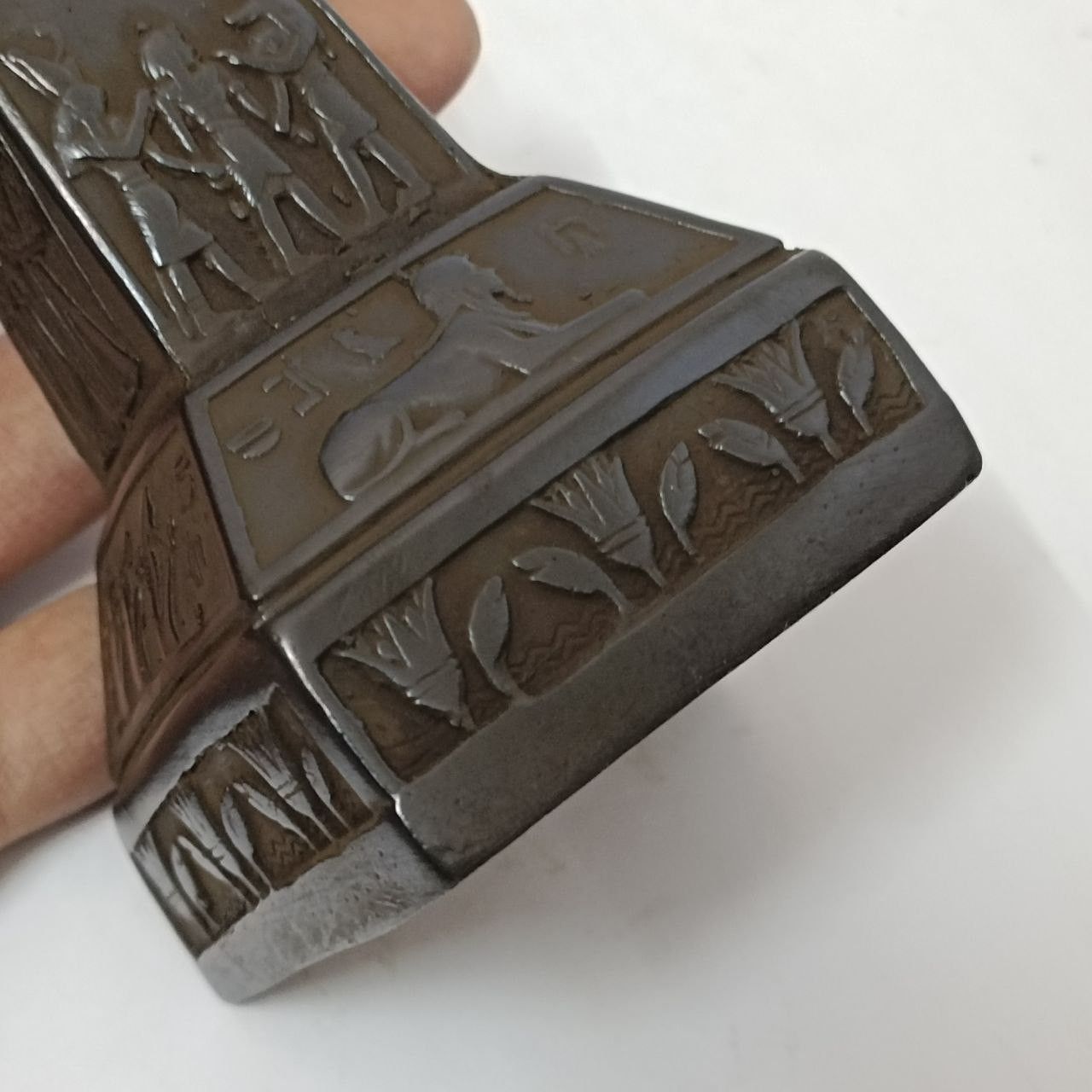 Handmade Ancient Egyptian Obelisk – Hieroglyph Decor – handmade Size ONE SIZE - 5 Thumbnail