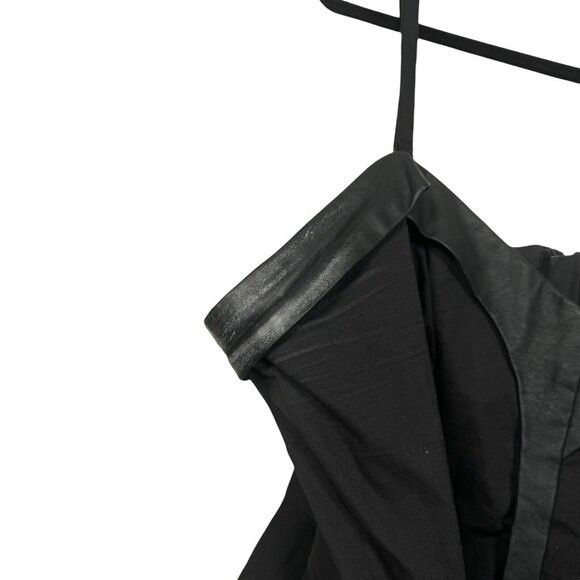 Tripp NYC Tripp NYC Daang Goodman Black Mini Dress Plus Sz 4X Faux Lea Size 4XL / US 24-26 - 2 Thumbnail
