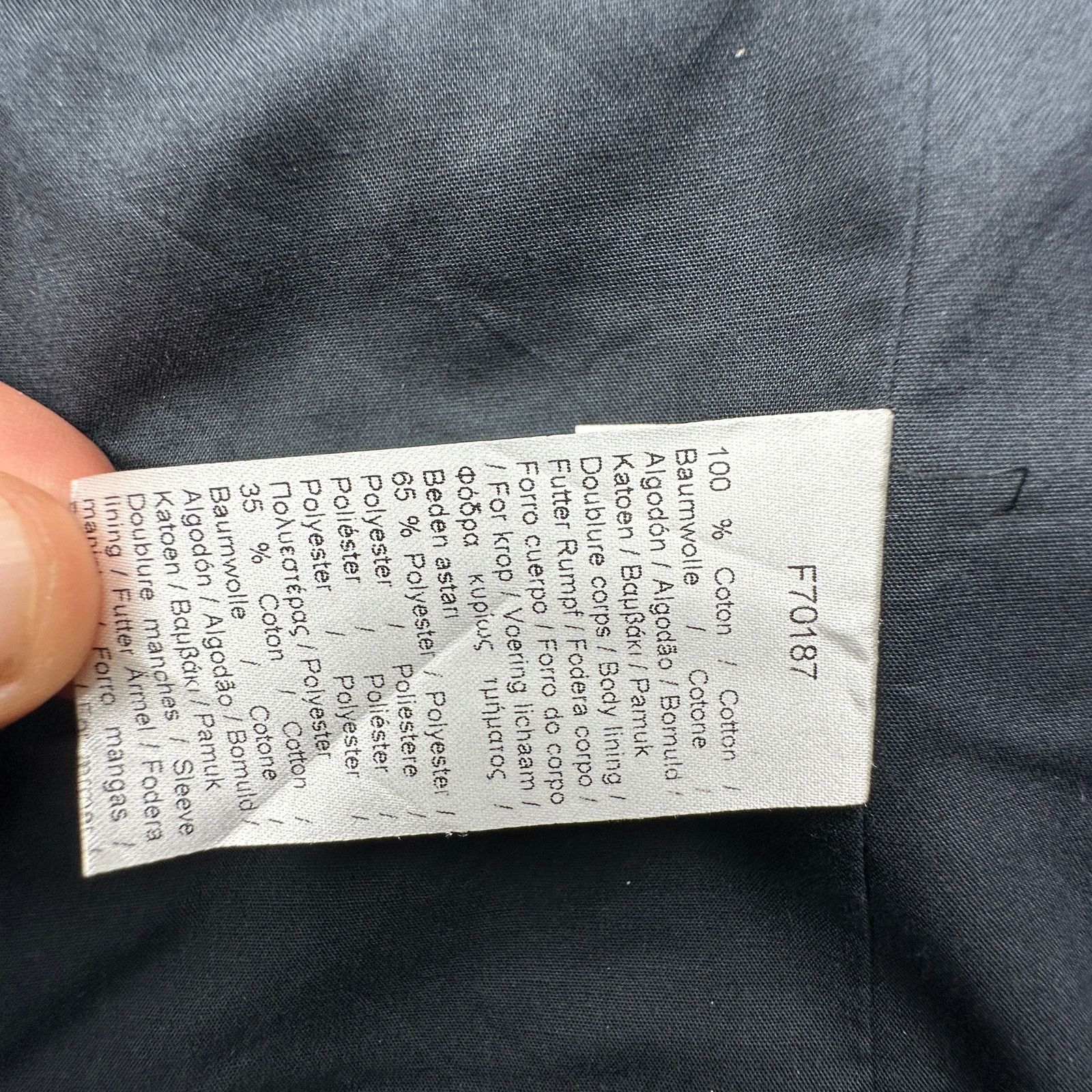 Lacoste Lacoste Cotton Blazer Coat 3XL Button Lined Pockets VH0371 Size US XXL / EU 58 / 5 - 9 Thumbnail