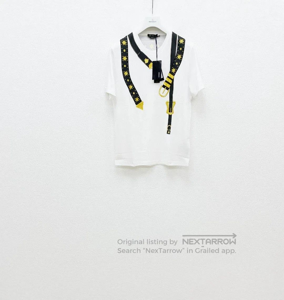 VERSACE Cotton Short Sleeve T-Shirt.